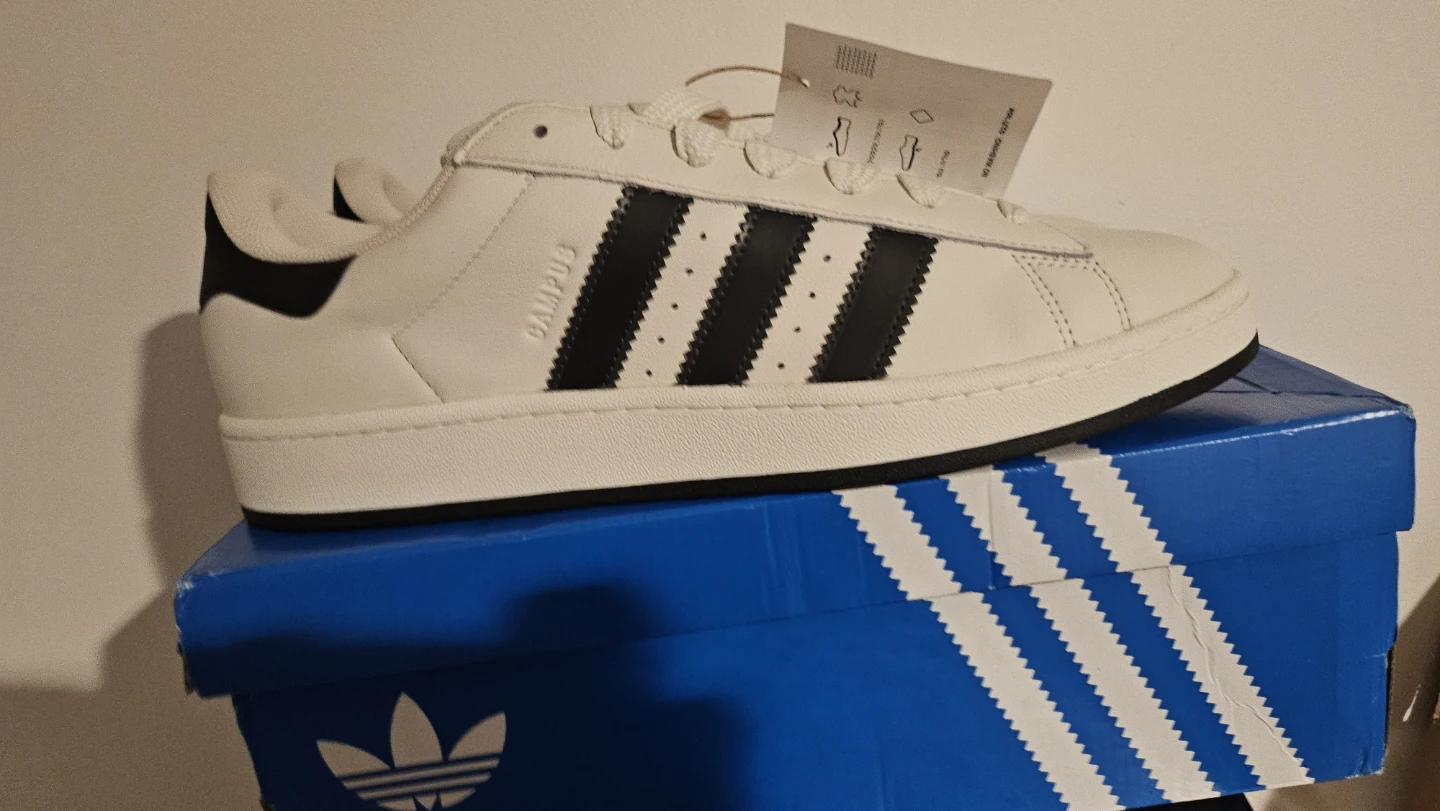 Adidas Campus 00s White and Black Sneakers - photo 4