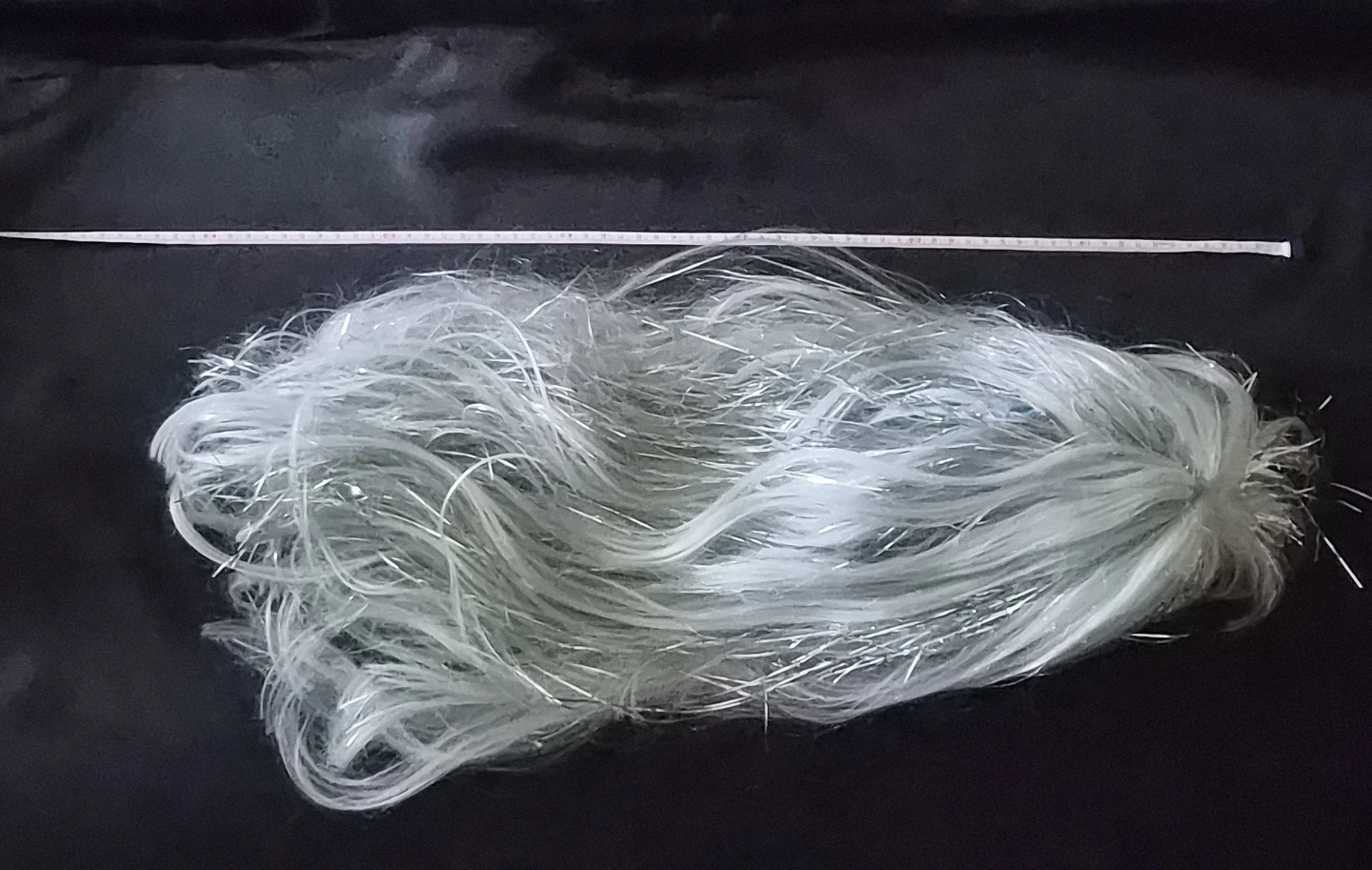 Blue-Silver Tinsel Costume Wig - photo 3