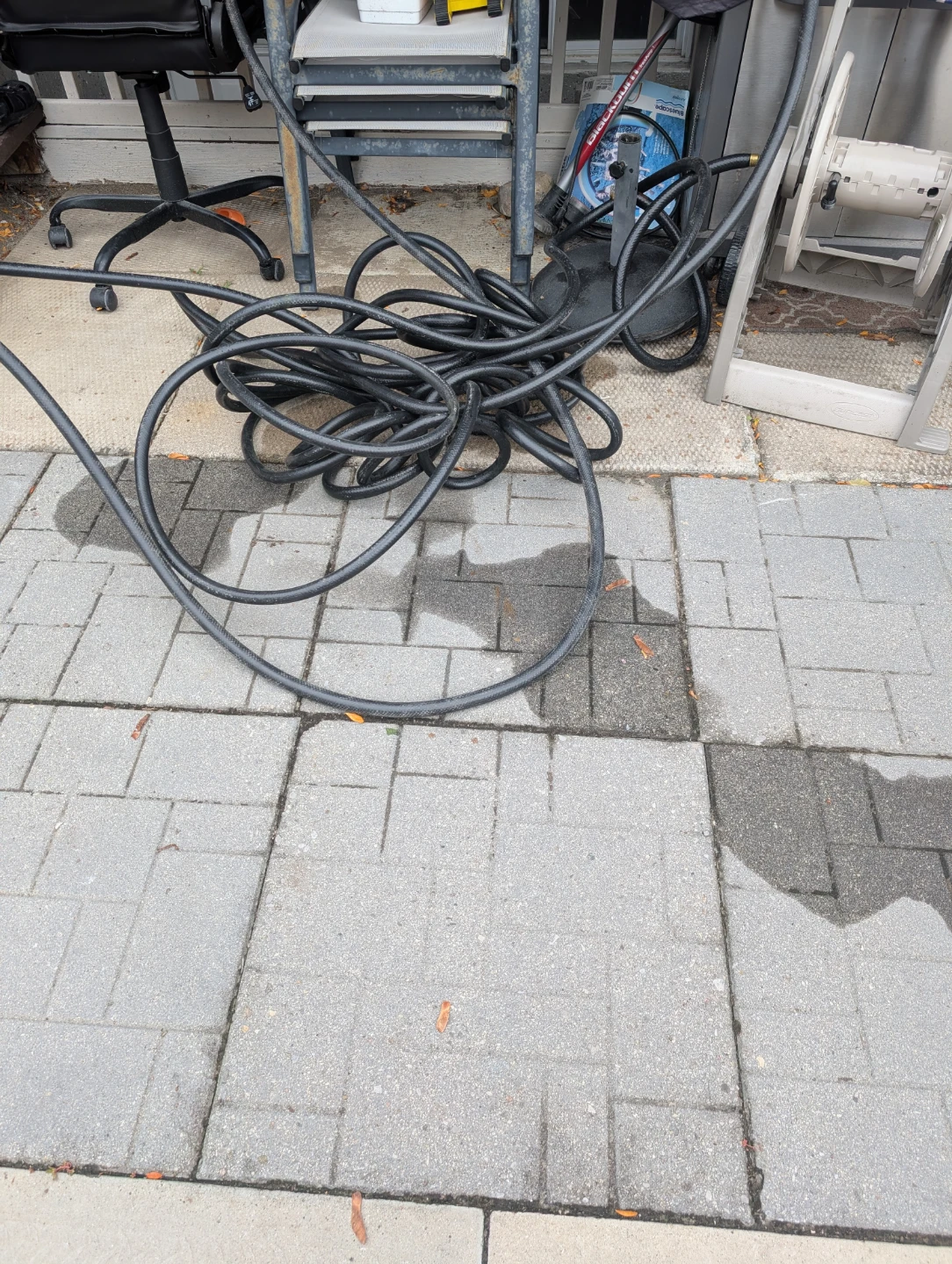 Black Rubber Garden Hose