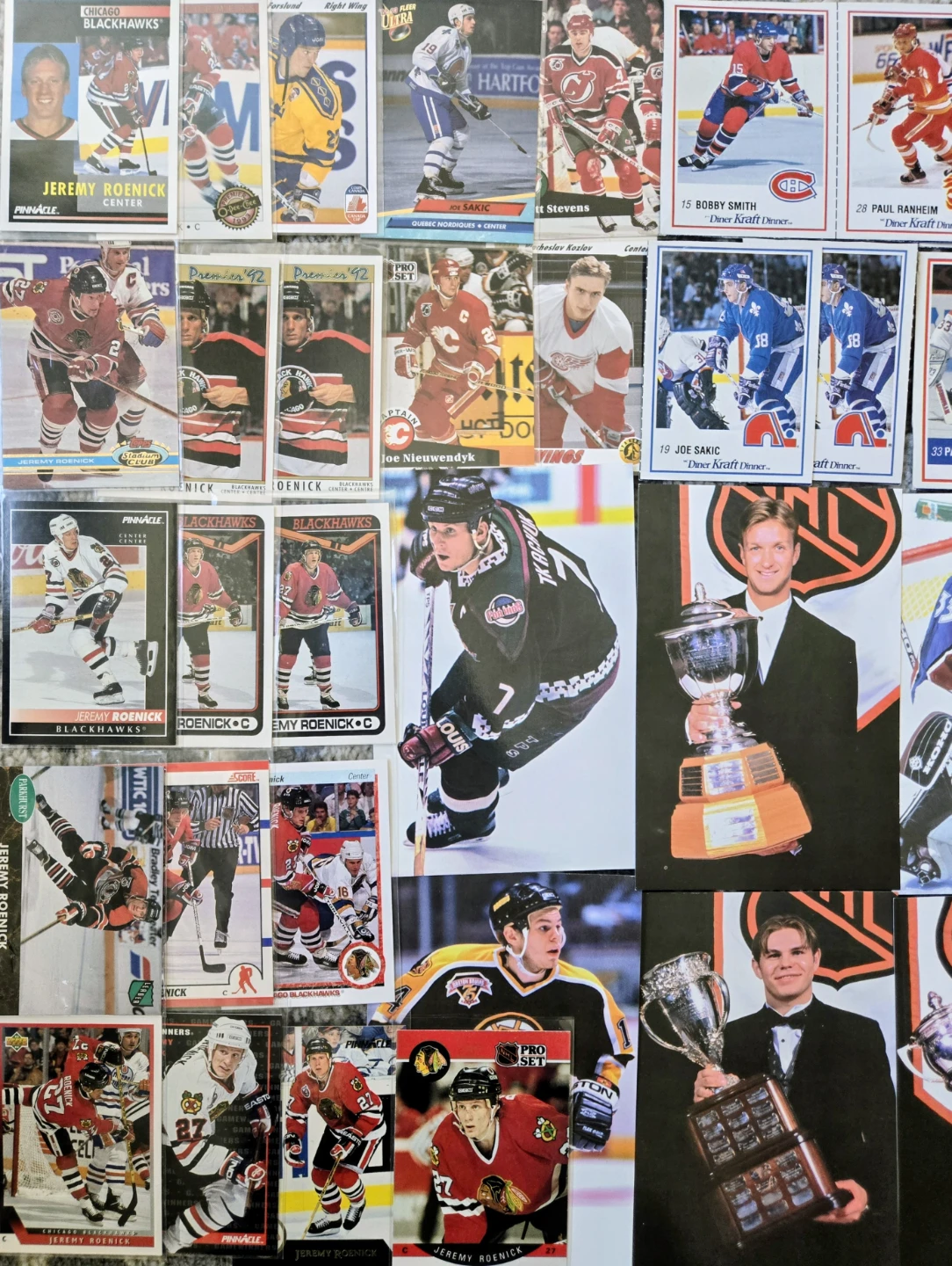 Vintage 89/90's Hickey Memorabilia, Panini, Kraft, Card Lot - photo 4