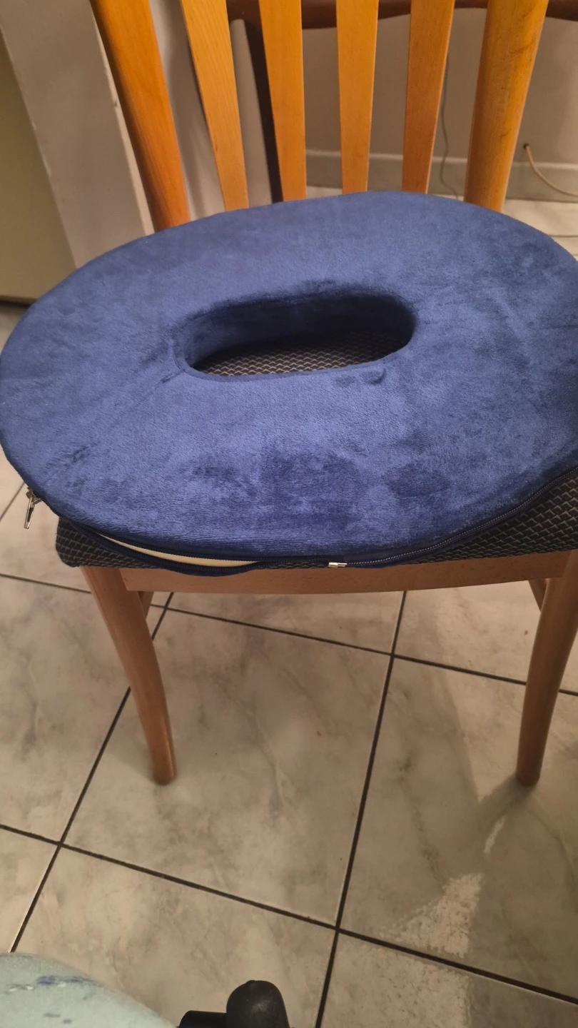 Blue Coccyx Memory Foam Seat Cushion - photo 2
