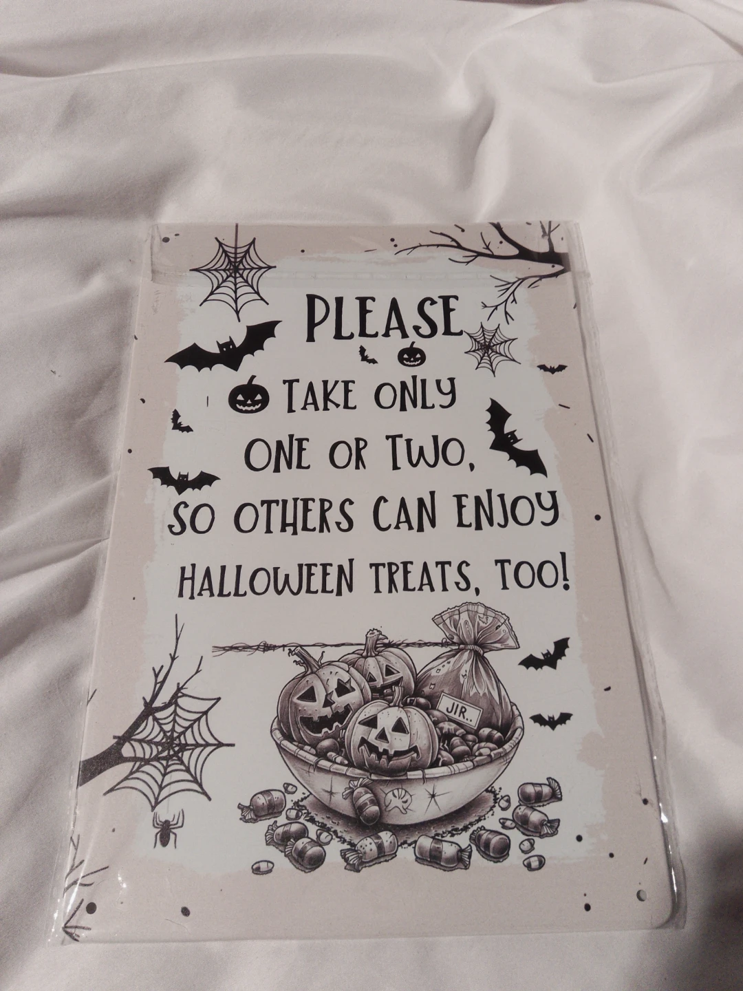 Halloween Please Take Treats Sign