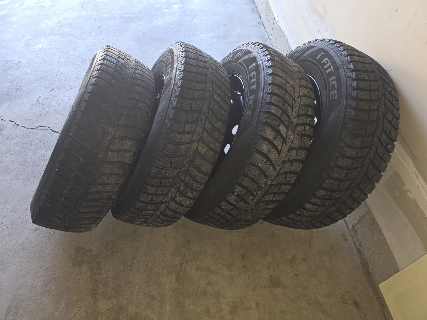 Used winter tires on Rims for sale - photo 3