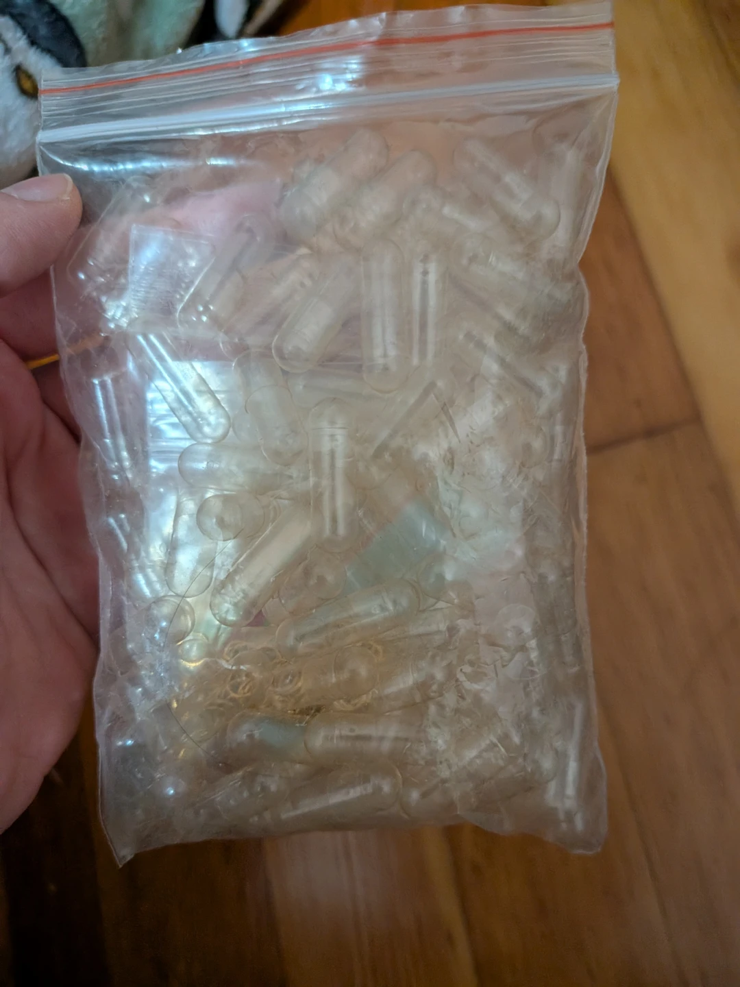 Clear Message Capsules with Paper Strips