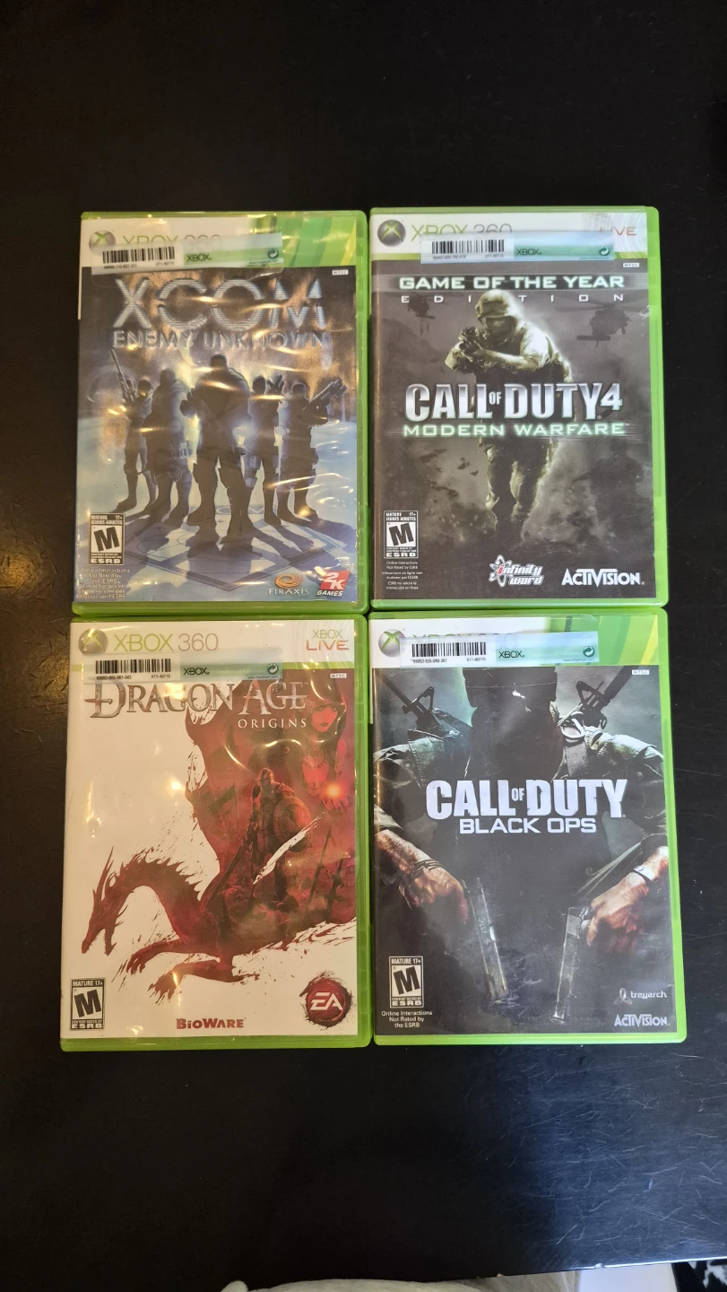4 Xbox 360 Video Games