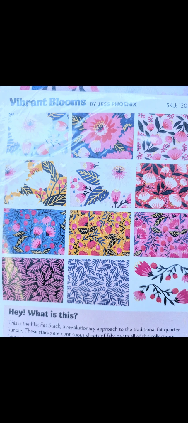 Vibrant Blooms Fat Stack Fabric by Jess Phoenix - photo 4