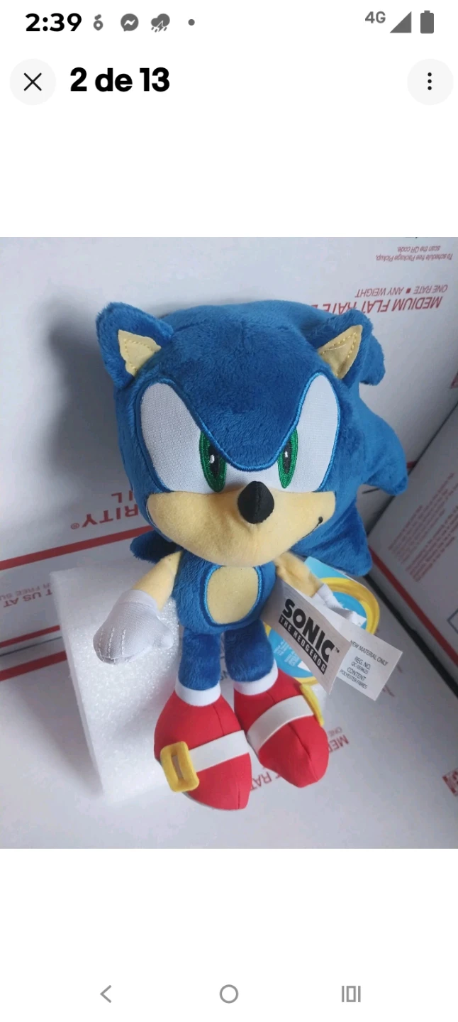 Peluche clásico Sonic - photo 2