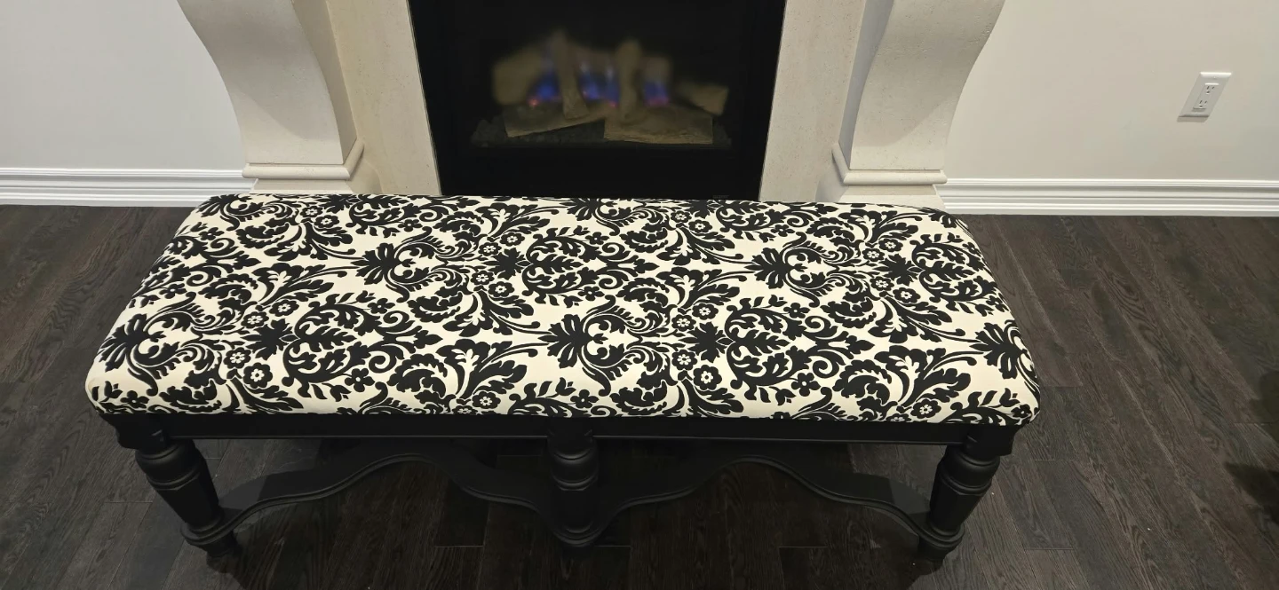 Ashley's restored vintage bench - photo 2
