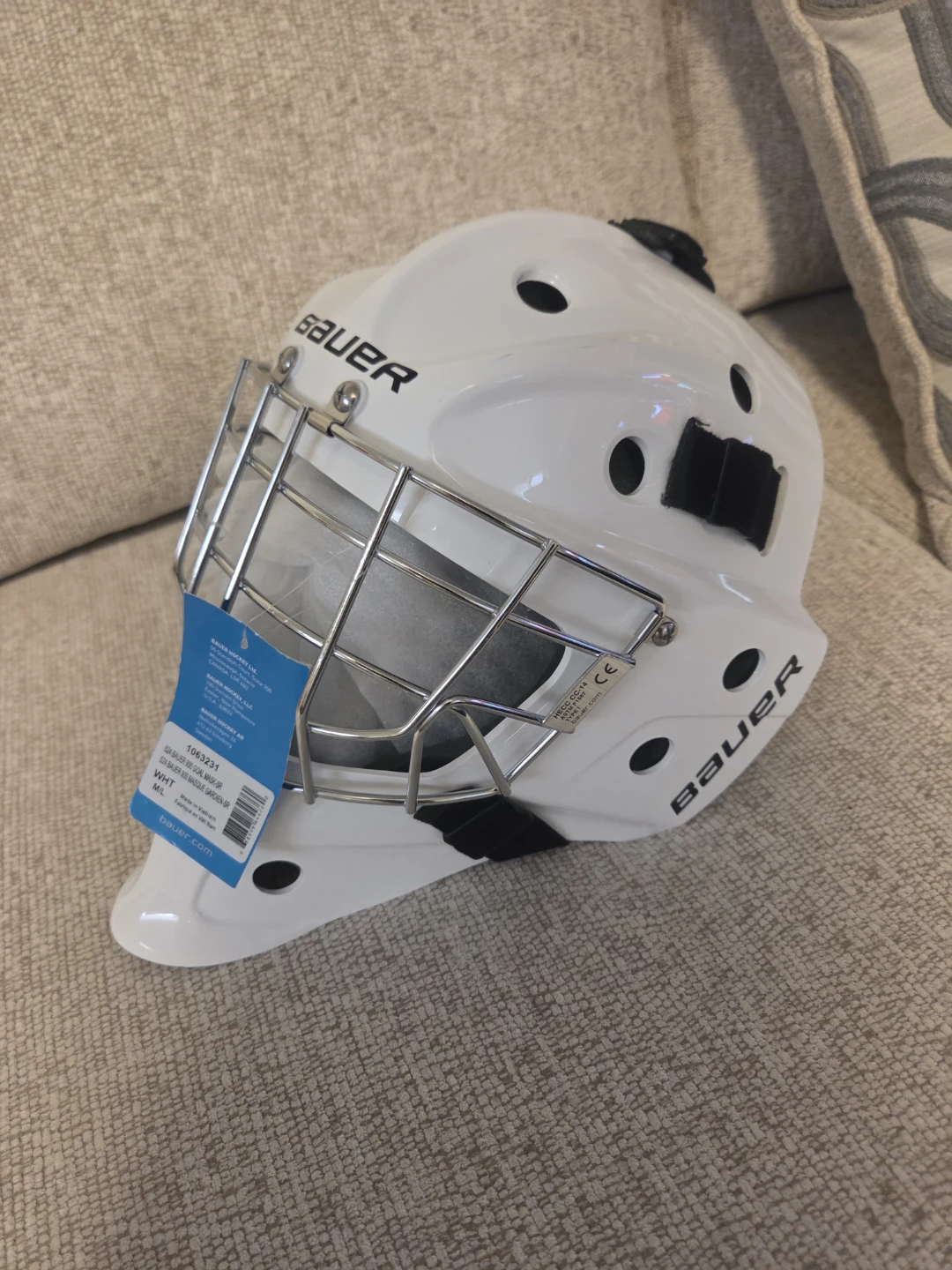 Bauer 930  Goalie Mask - White - photo 4
