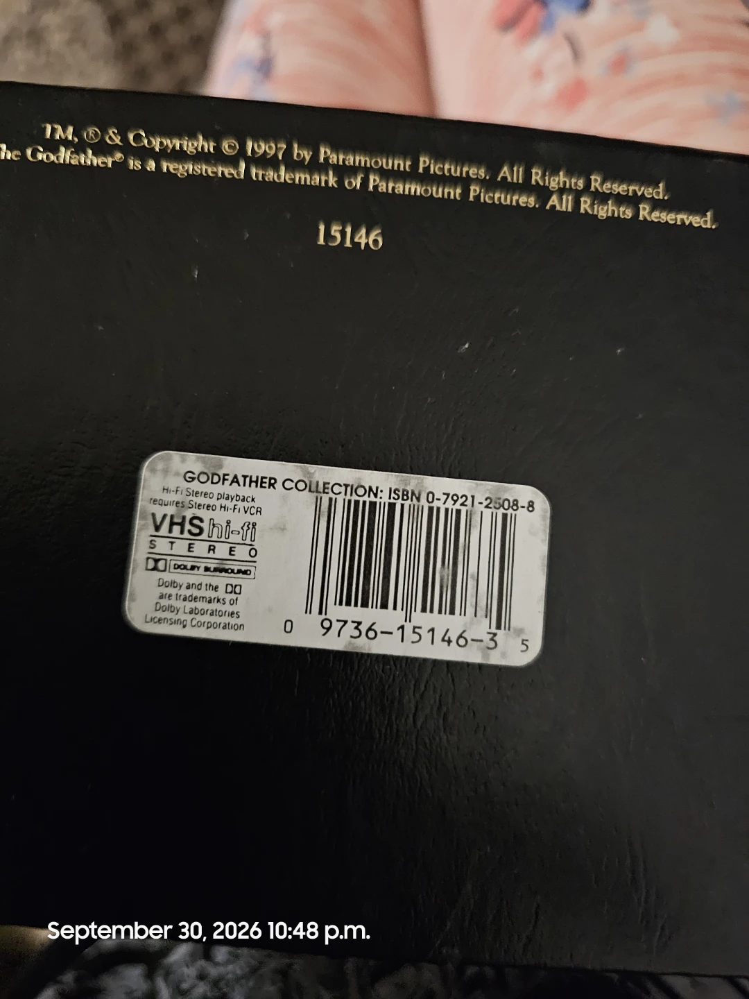 The Godfather Collection VHS Trilogy - photo 2
