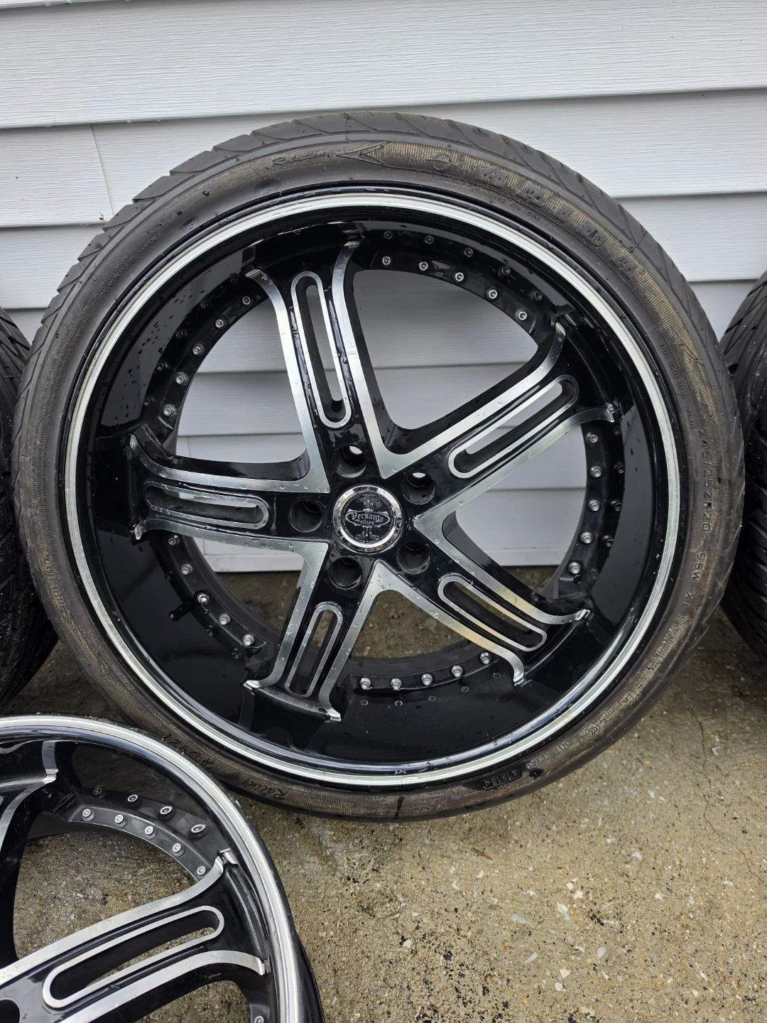 5 - 20 inch Versante rims wheels 5x112 w new tires - photo 4