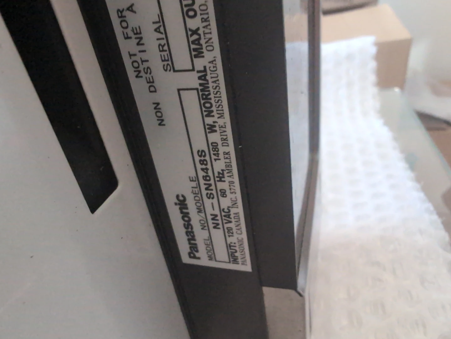 Panasonic The Genius Microwave Oven NN-SN648S - photo 4