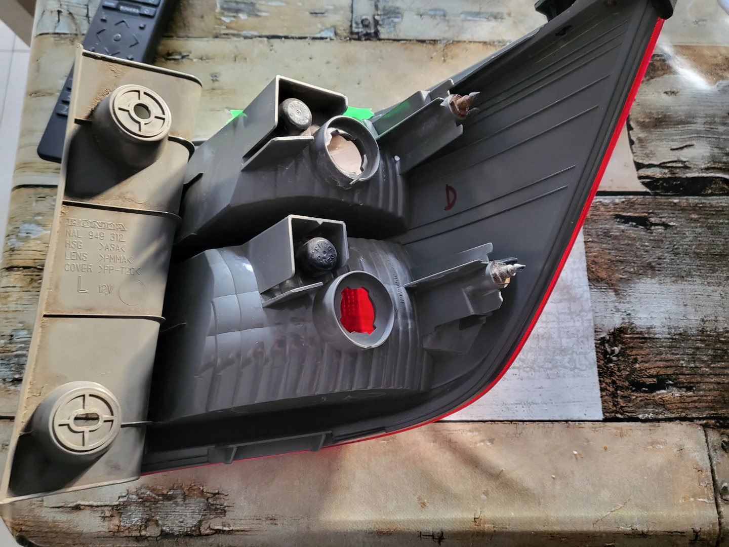 2011 honda odyssey  driver tail light - photo 3