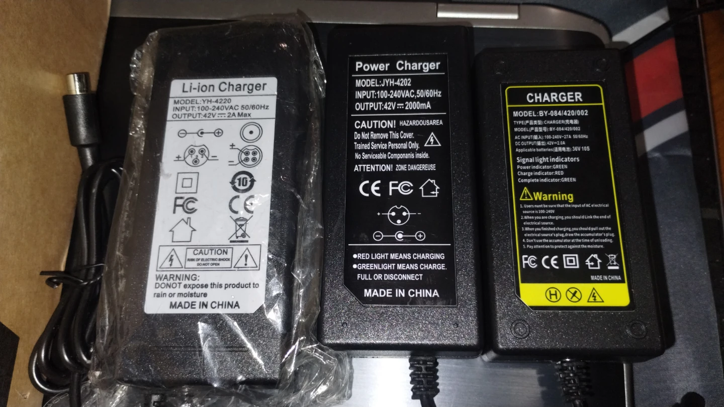 Li-ion Power Chargers 42V, 24V,21V and 12V for e bikes - photo 3