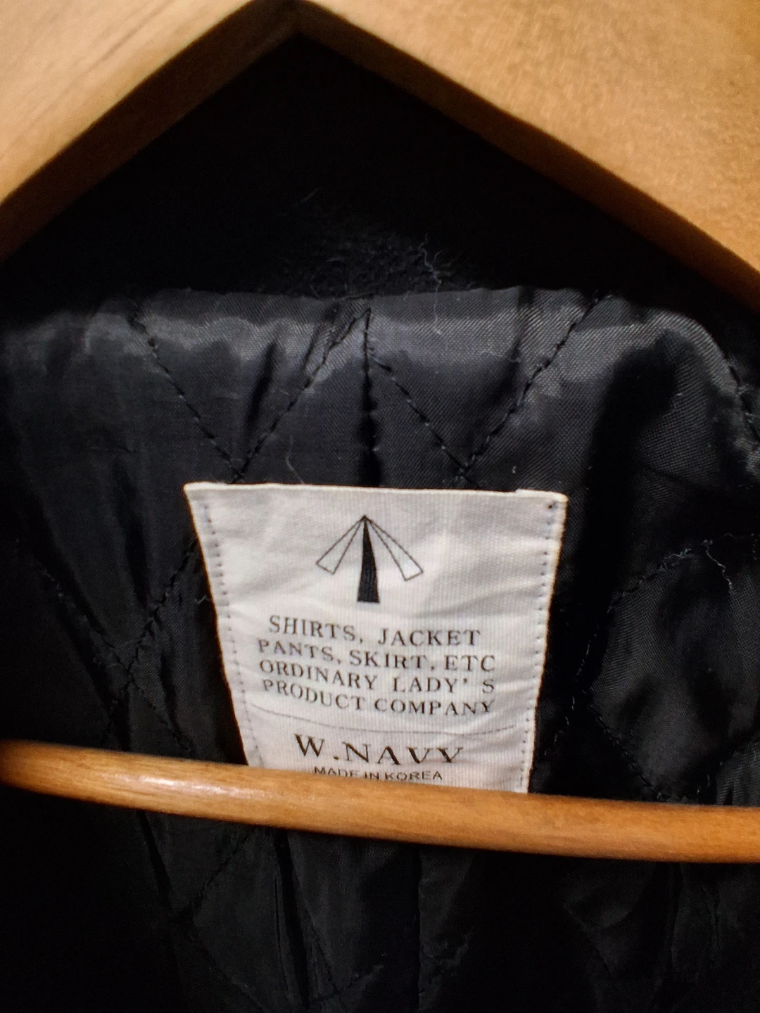 W.NAVY Black Wool-Blend Tie-Waist Coat - photo 2