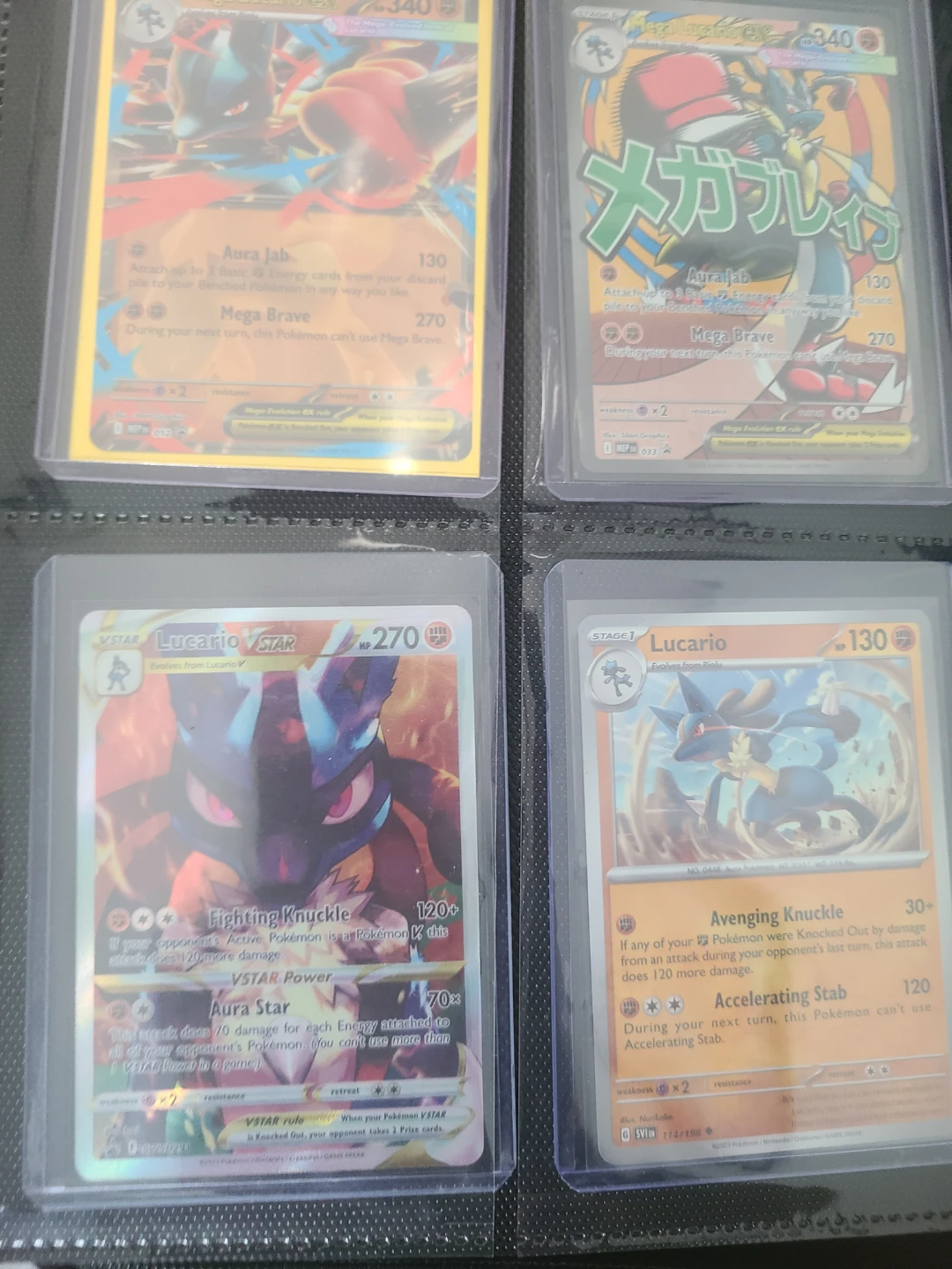 Assorted Pokémon Trading Card Collection in Binder