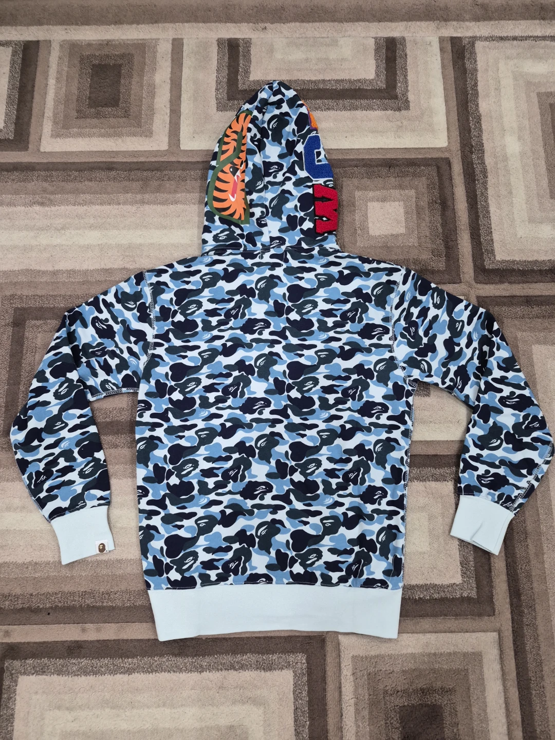 Blue Camo Bape Hoodie - photo 2