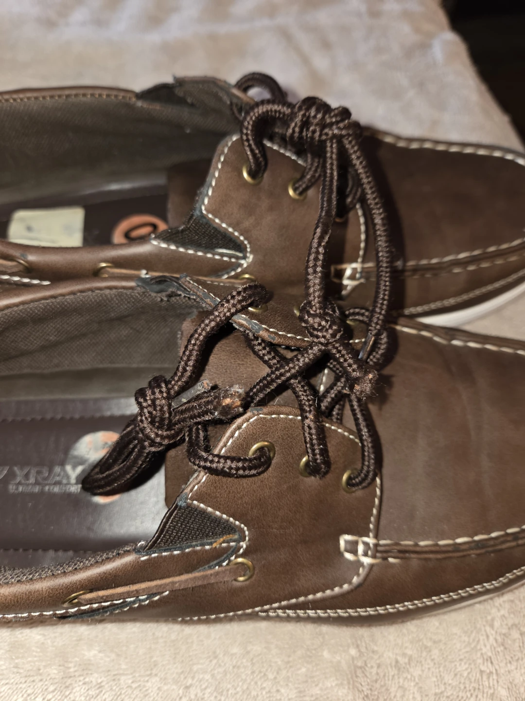 X-Ray Brown Comfort Moccasin Loafers in a Men's 10 - photo 4