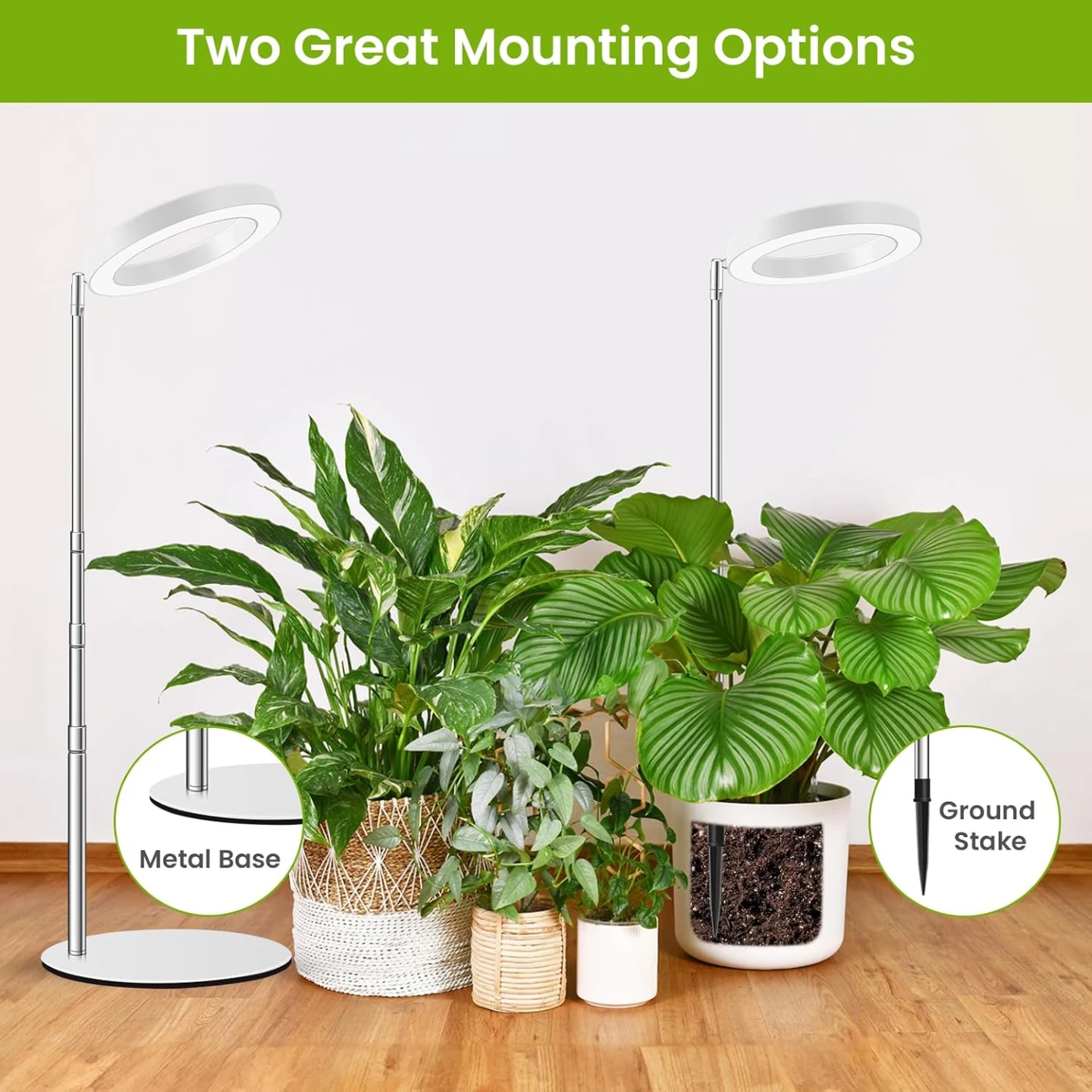 Grow Lights for Indoor Plants 2 Packs - photo 3