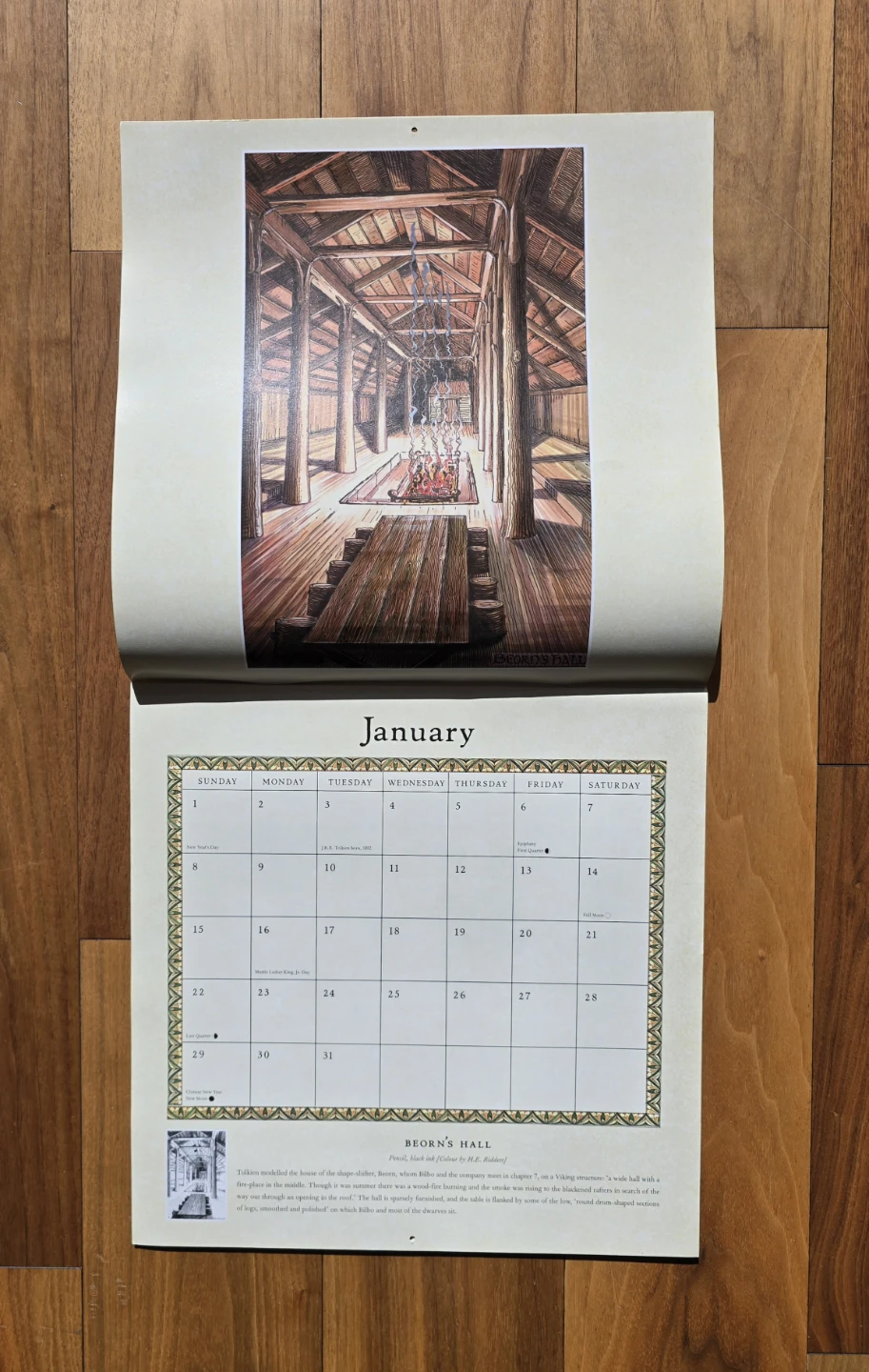 2006 The Hobbit Calendar - photo 2