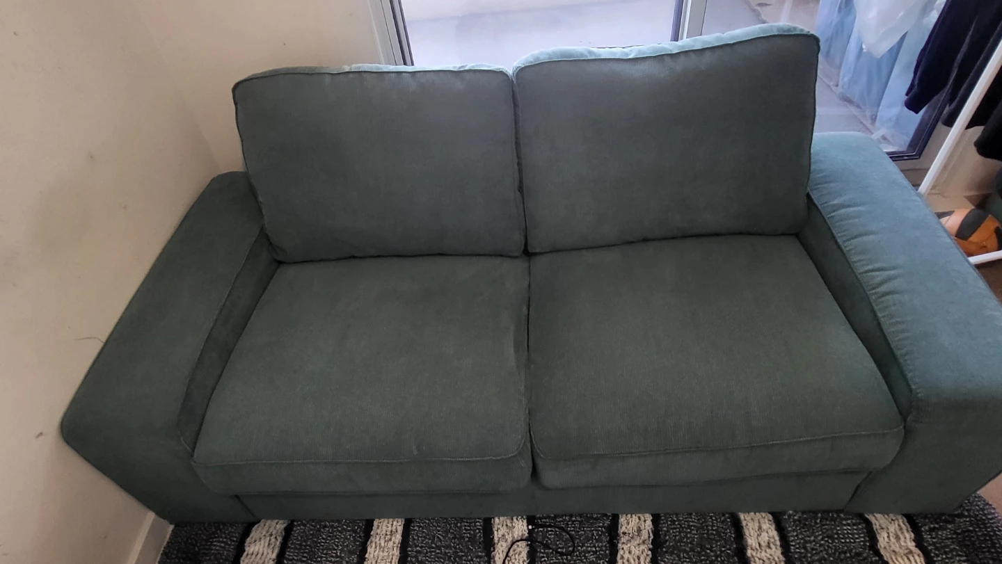 IKEA KIVIK Loveseat - Gray-Turquoise - photo 3