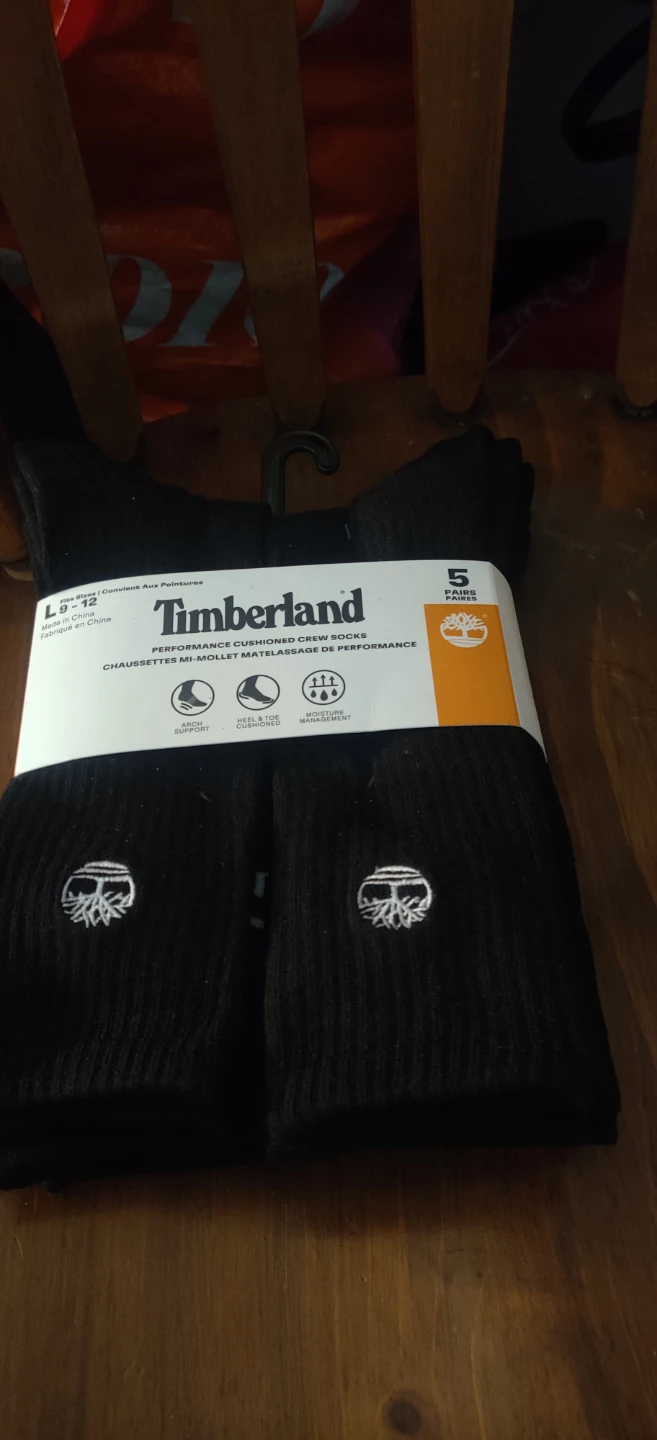 Timberland Performance Crew Socks - 6 Pairs