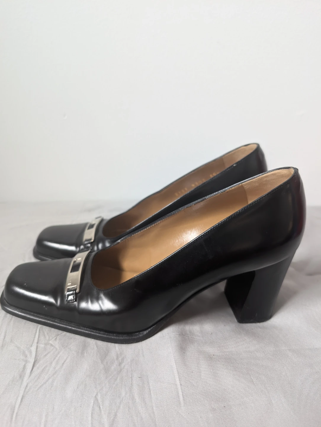 Sergio Rossi black leather pumps - photo 2