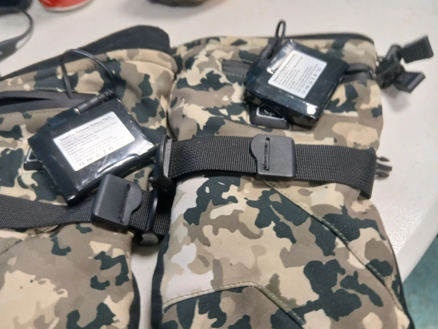 Heated Camouflage Mittens