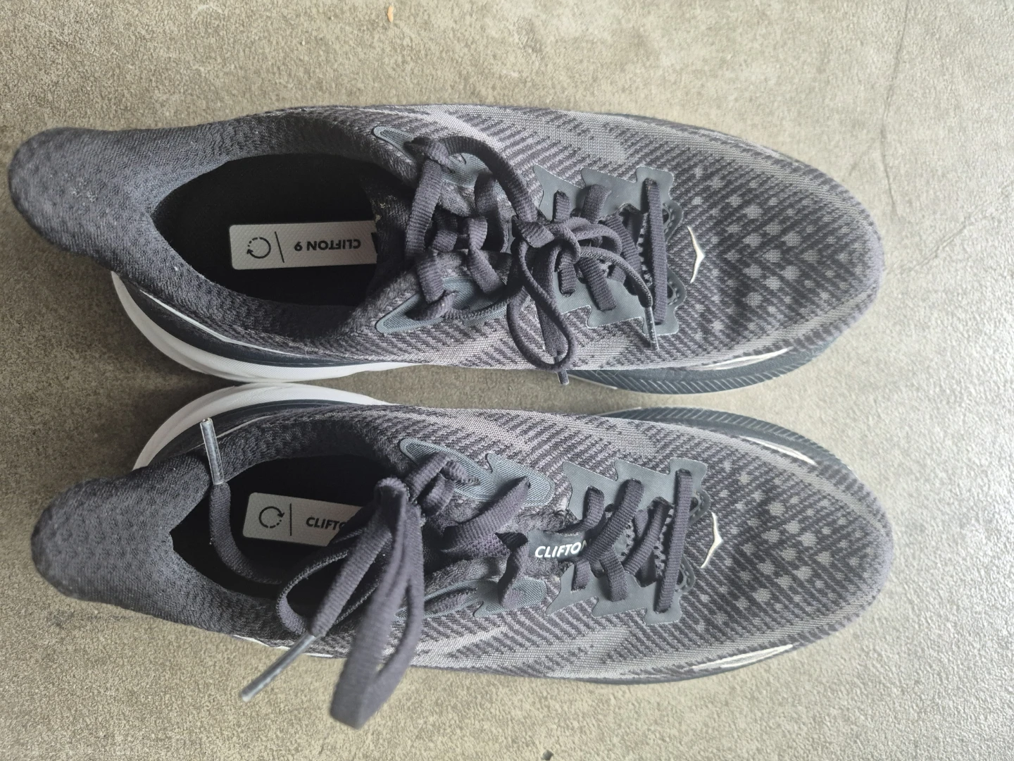 Hoka One One Clifton 9 Running Shoes Black Size 8 - photo 2