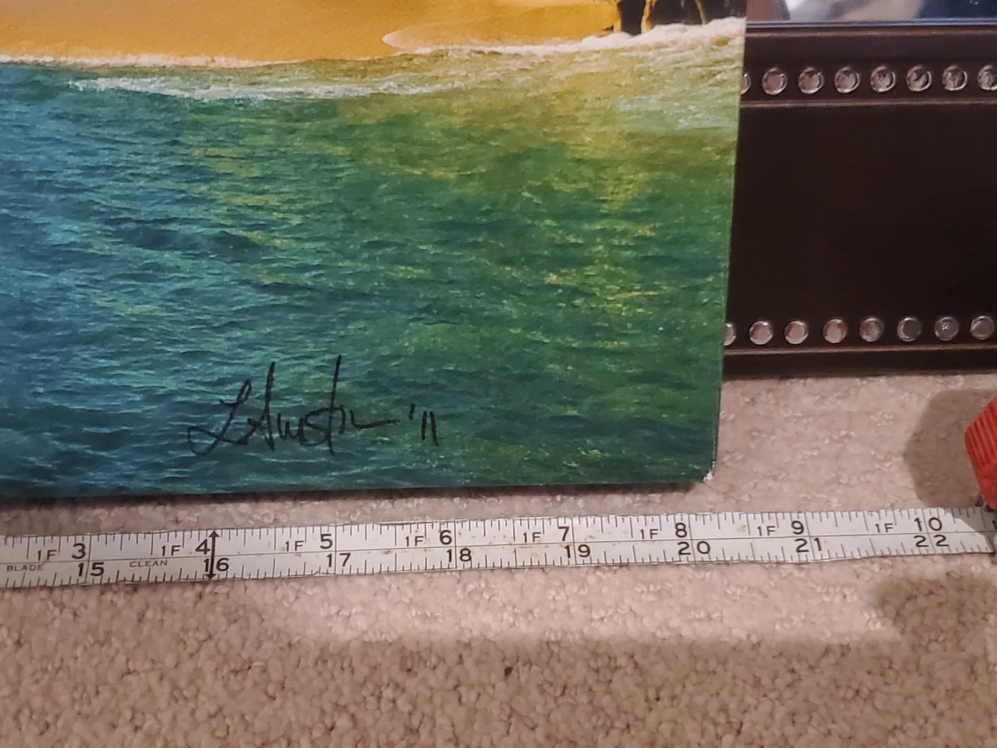 44 WIDE Lover's Beach Canvas Print - photo 3