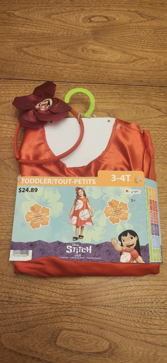 Disney Lilo Costume for Toddler Size 3-4T
