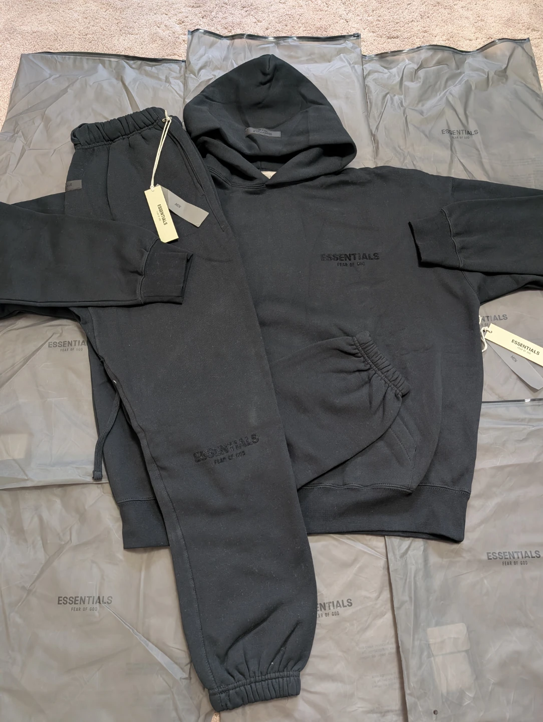 Essentials Fear of God Hoodie and Sweatpants Set