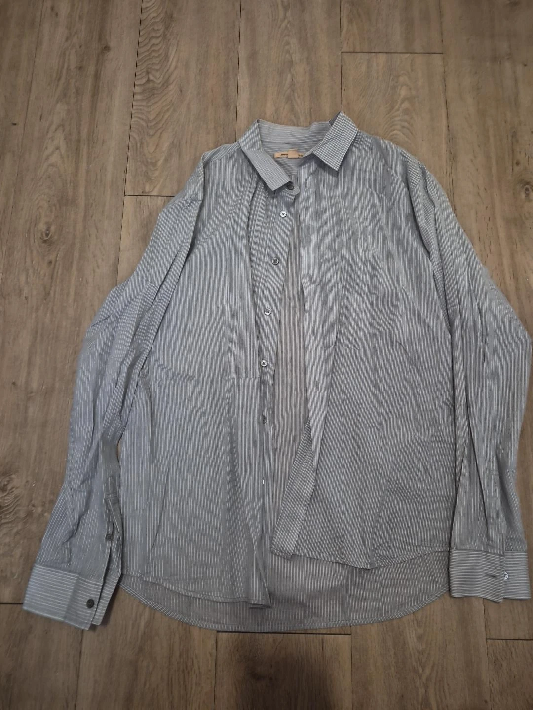 Size XL John Varvatos USA Striped Long Sleeve Shirt - photo 5