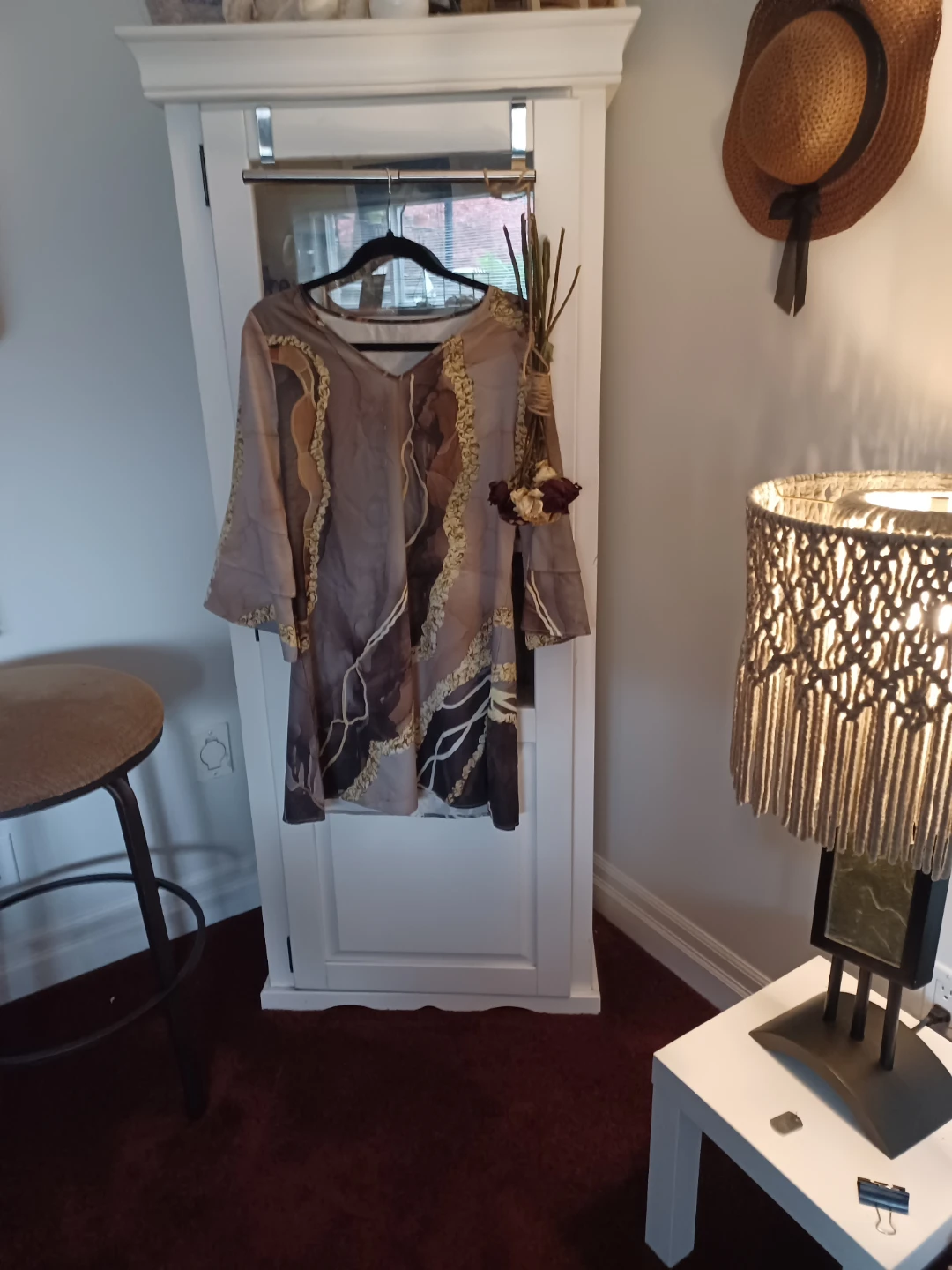 Patterned V-Neck Tunic - photo 2