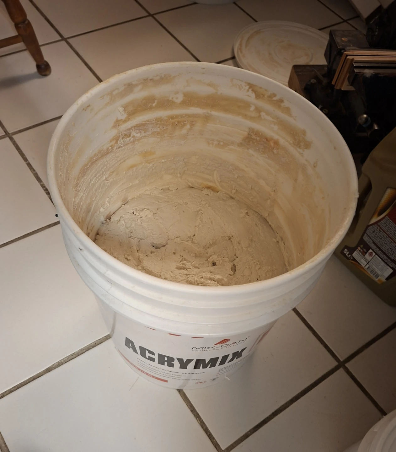 Mix-Can Acrymix Tile Adhesive - Partially Used - photo 3
