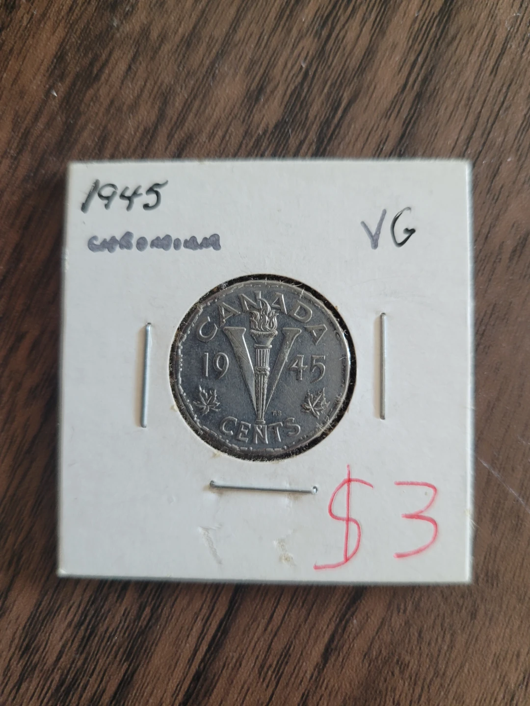 1945 Canadian Victory Nickel