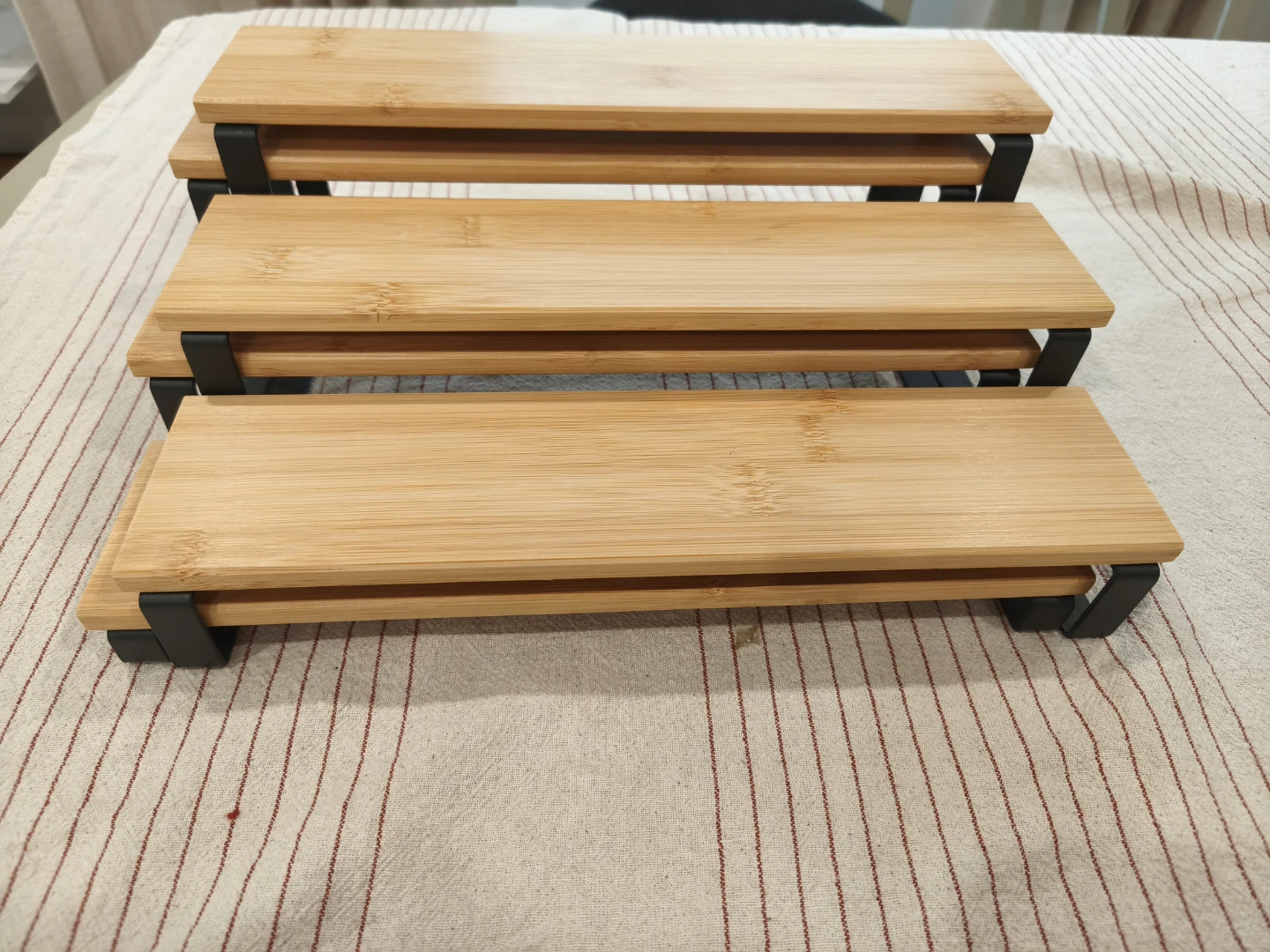 Set of 2 Expandable Bamboo Spice Racks - photo 5