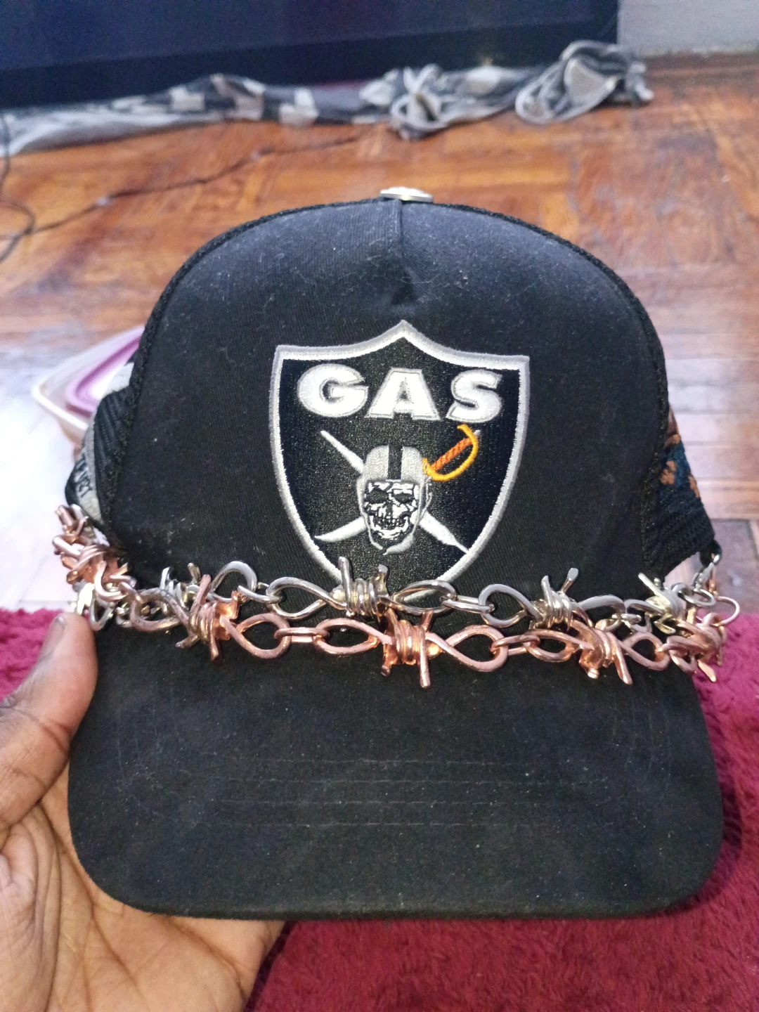 GAS Brand Graphic Mesh Trucker Hat