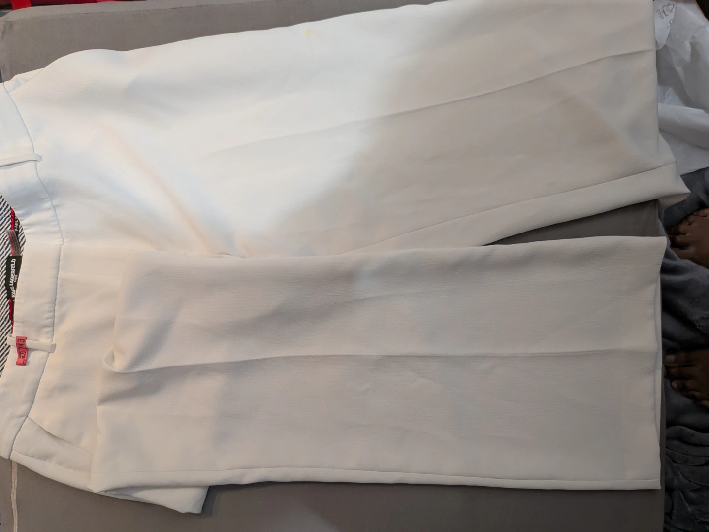 Karl Lagerfeld White Trousers - 12 - photo 2