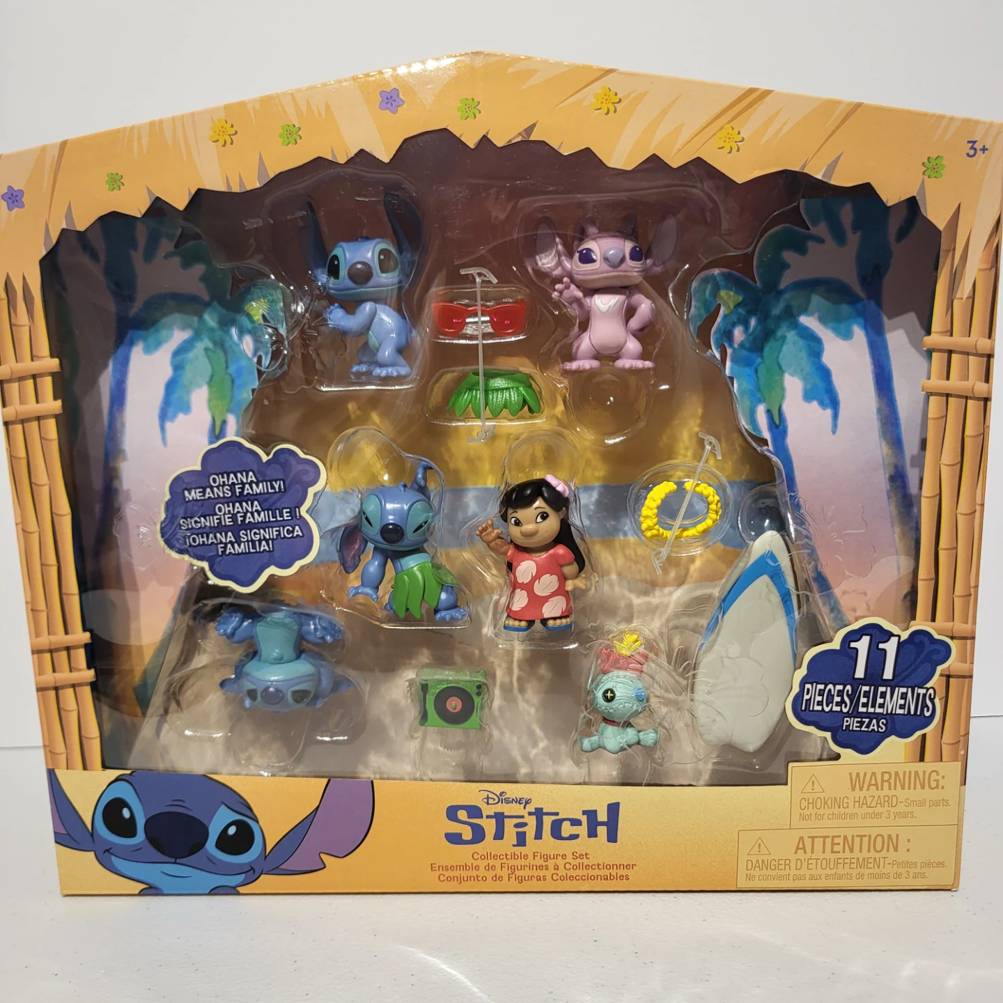 Disney Stitch Collectible Figure Set 11 Pieces