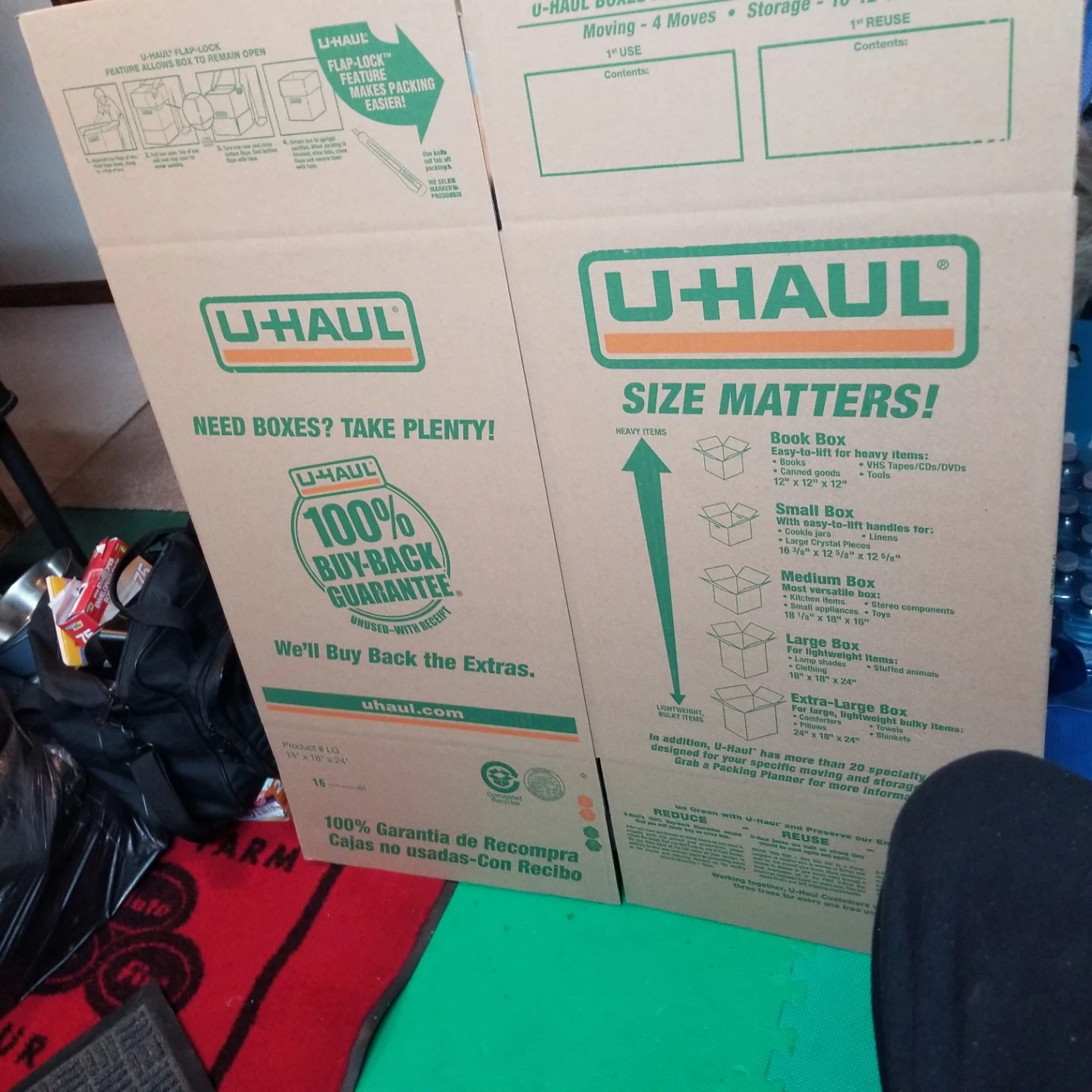 U-Haul Large Moving Boxes