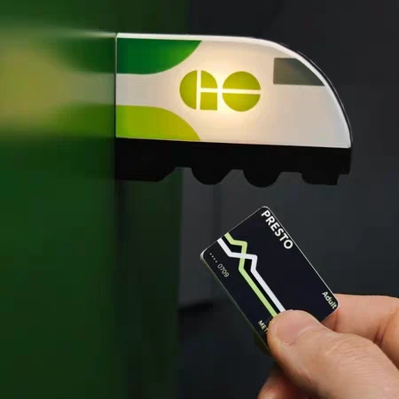 GO Train & Presto Card light Ornament Set new - photo 2