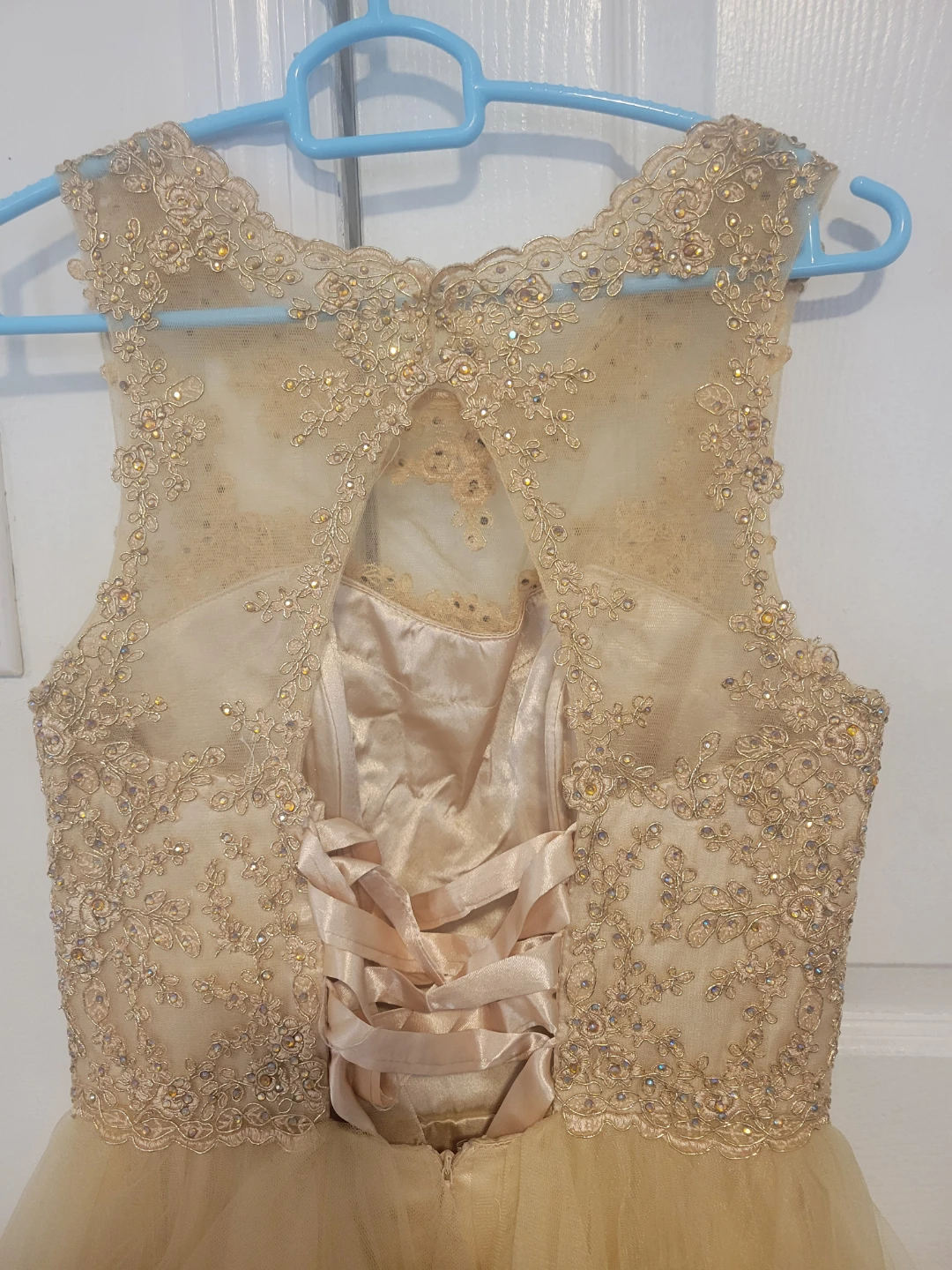 Gold Embellished Formal Dress - photo 2