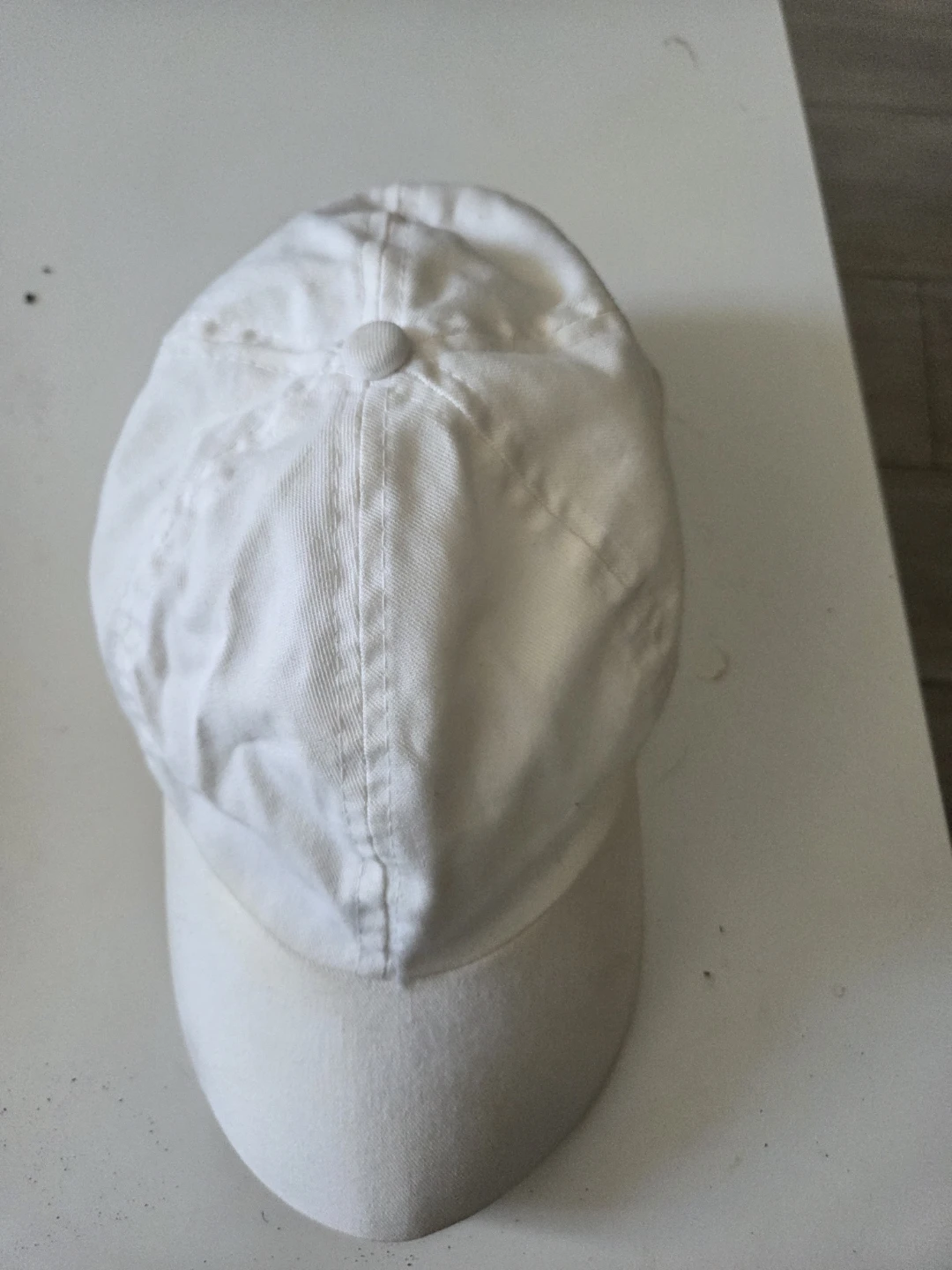 White Cotton Baseball Cap