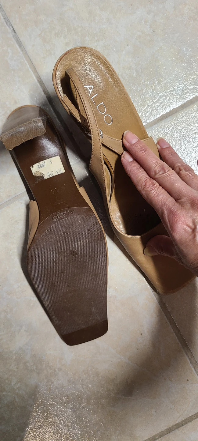 Aldo Tan Slingback Heels - photo 3