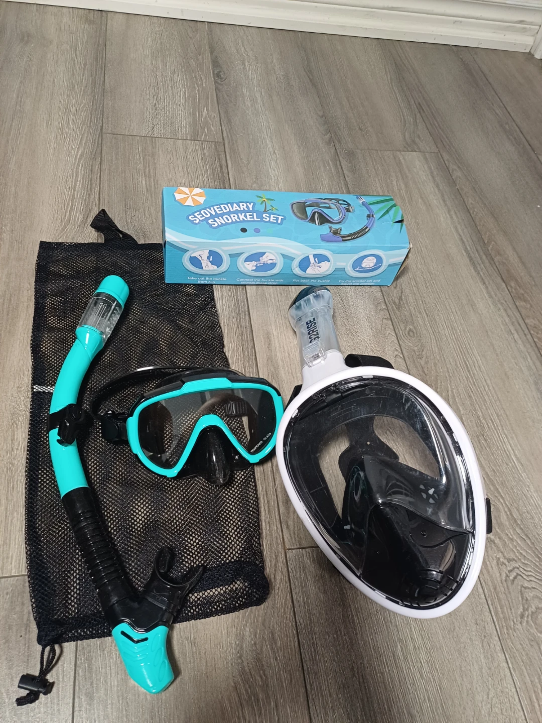 Seovediary Snorkel Set and G2Rise Full Face Mask - photo 5
