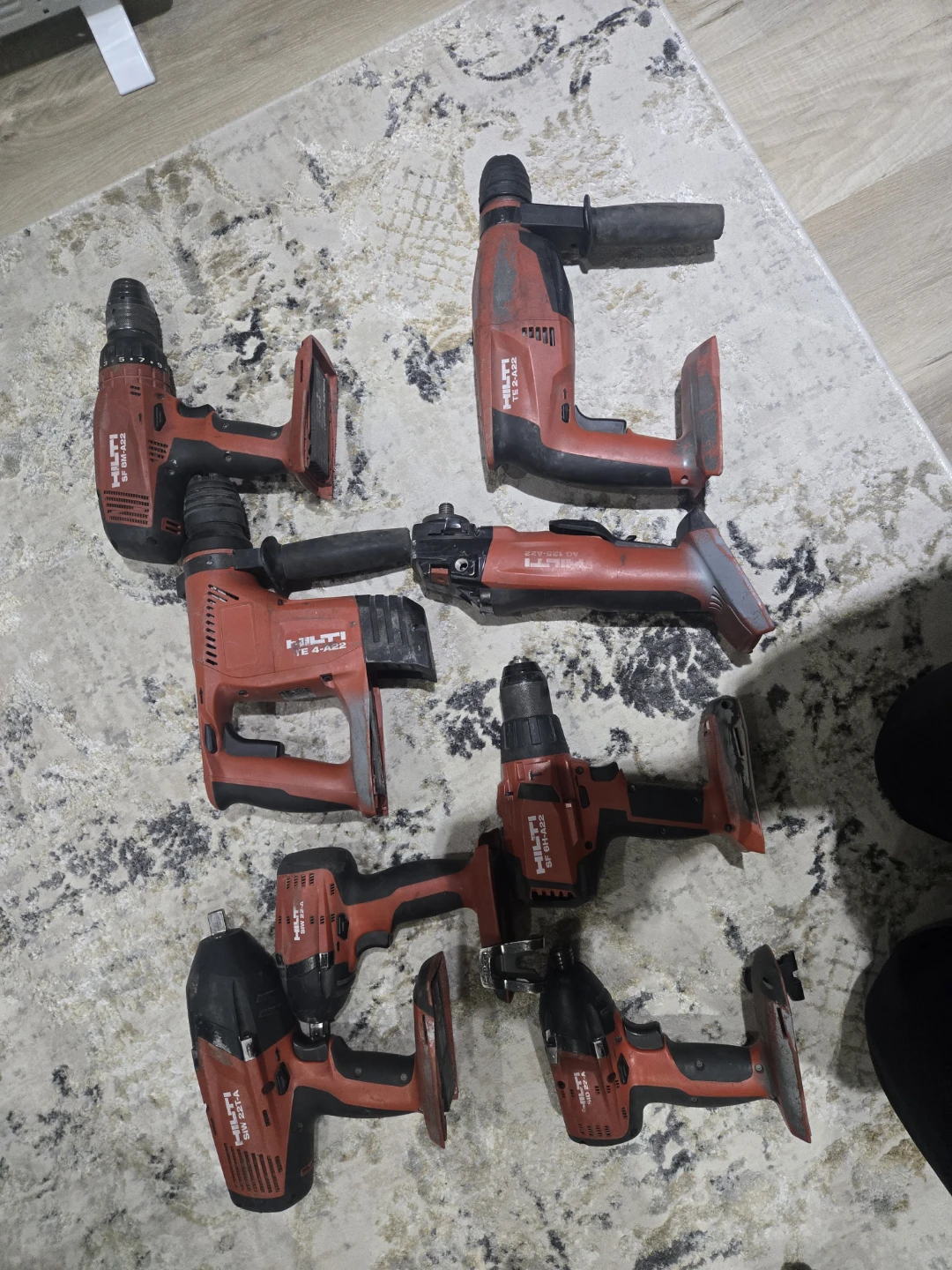 Hilti Power Tool Set with 22V Batteries and Charger