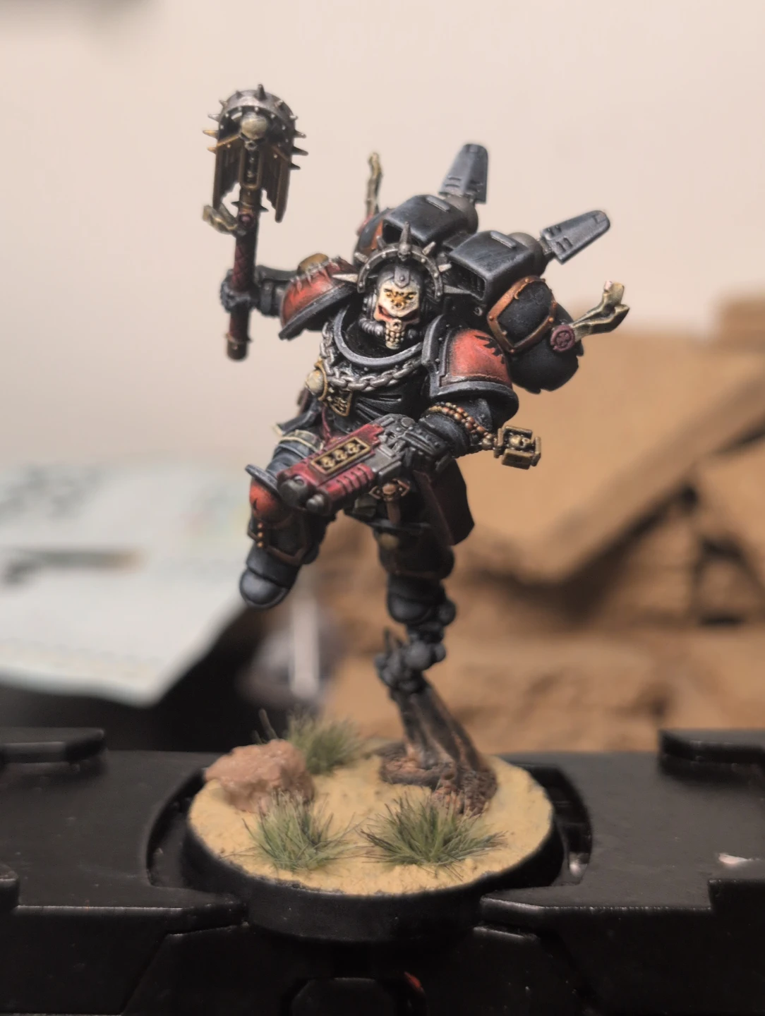 Blood Angels Chaplain w/ Jump Pack Armageddon 11th ed