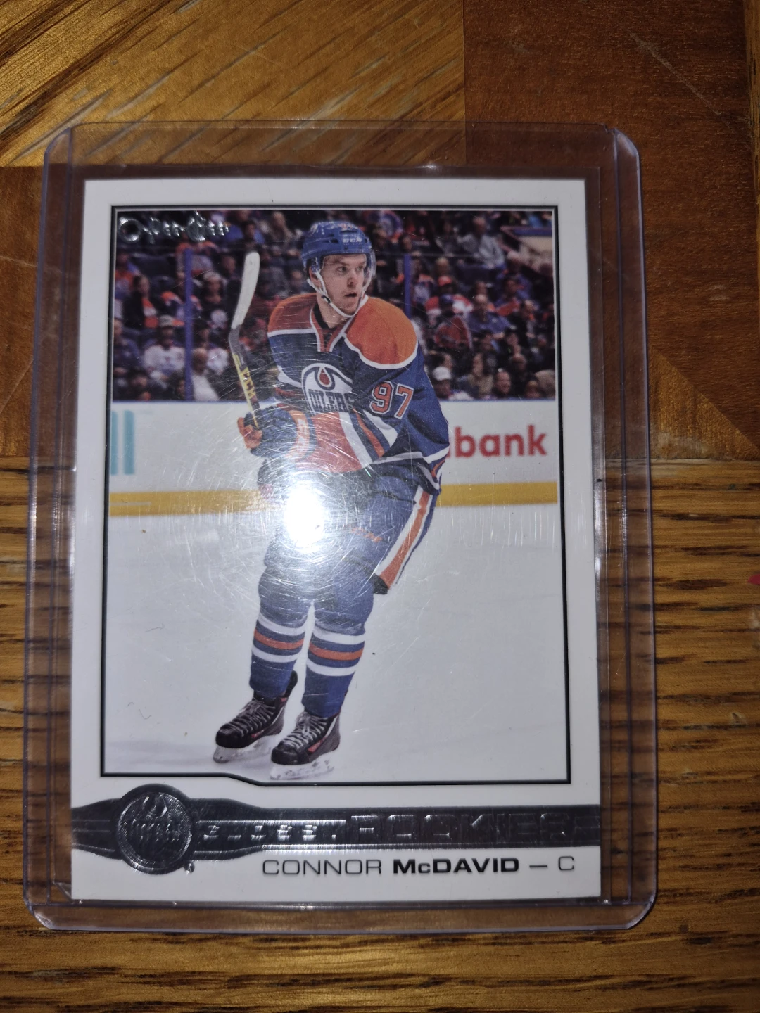 Connor McDavid O-Pee-Chee Rookie Hockey Card