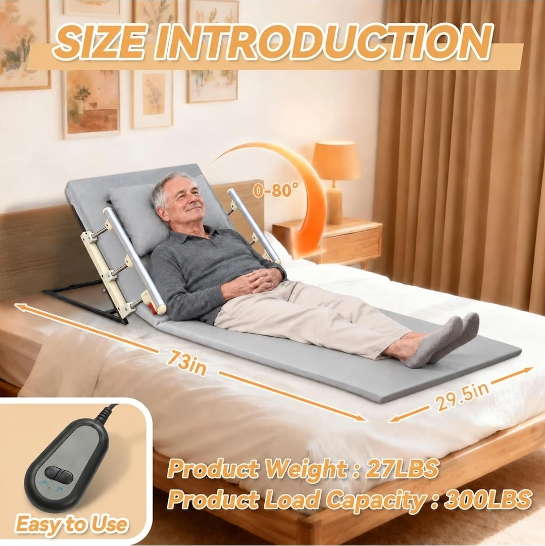 Adjustable Bed Backrest with Cushion - photo 3
